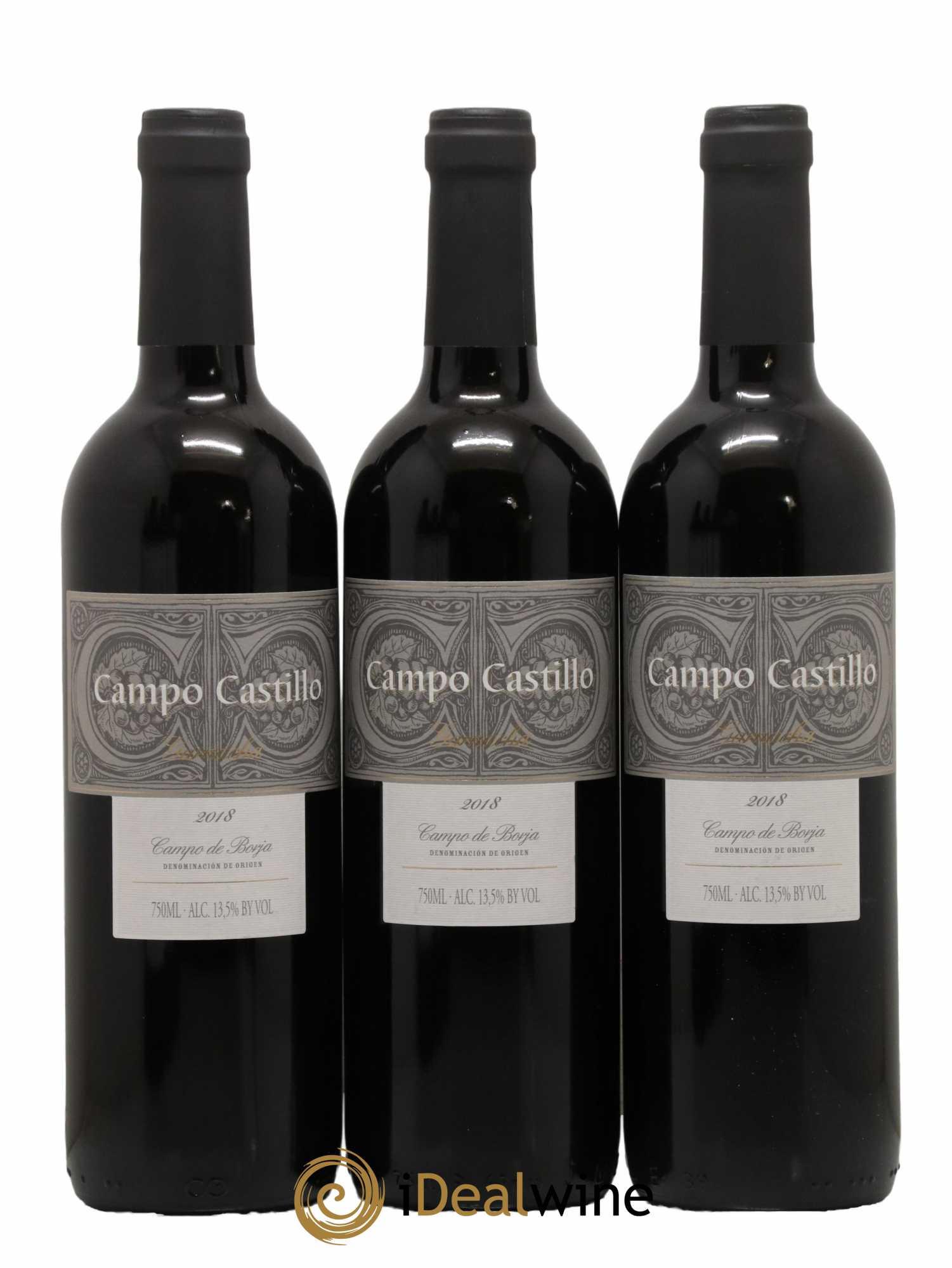 Espagne Campo Castillo Garnacha Campos de Borja 2018 - Lot of 3 bottles - 0