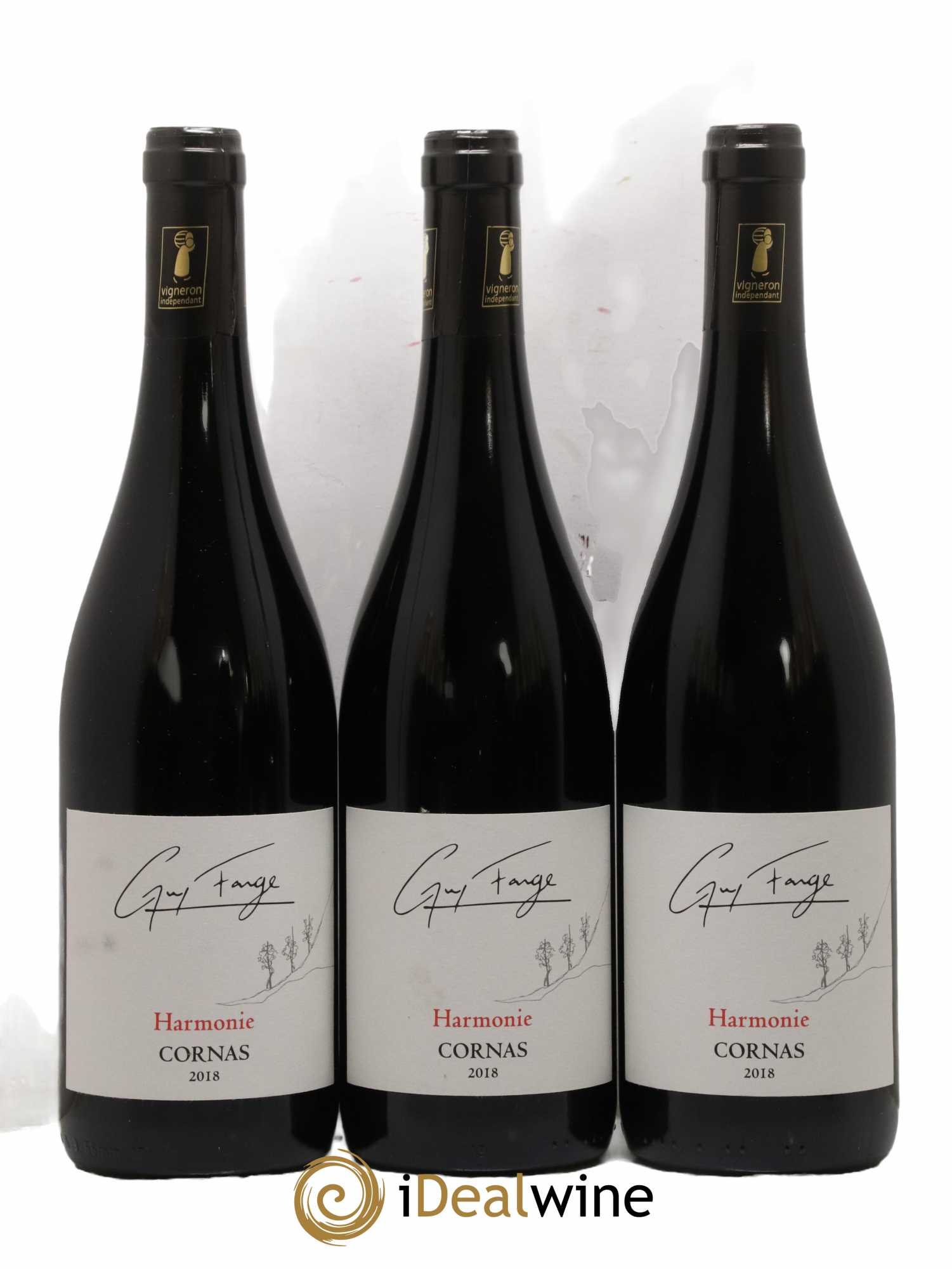 Cornas Harmonie Domaine Guy Farge 2018 - Lot de 3 bouteilles - 0