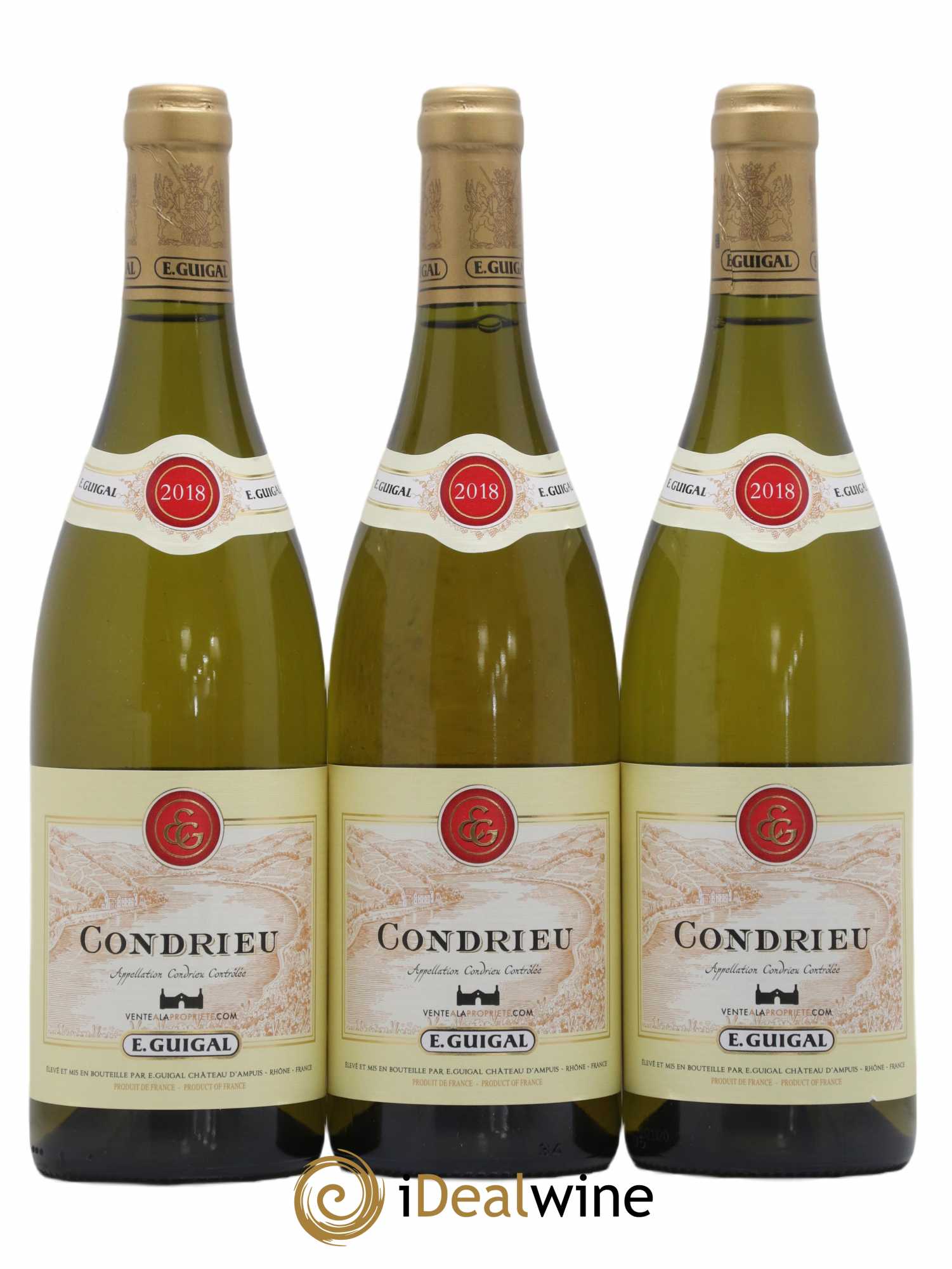 Condrieu Guigal 2018 - Lot de 3 bouteilles - 0