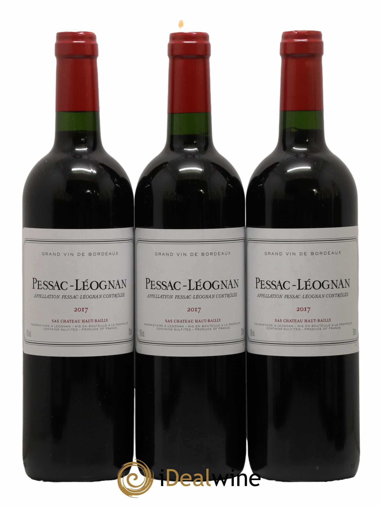 Pessac-Léognan Pessac Leognan De Haut Bailly 2017 - Lot de 3 bouteilles - 0