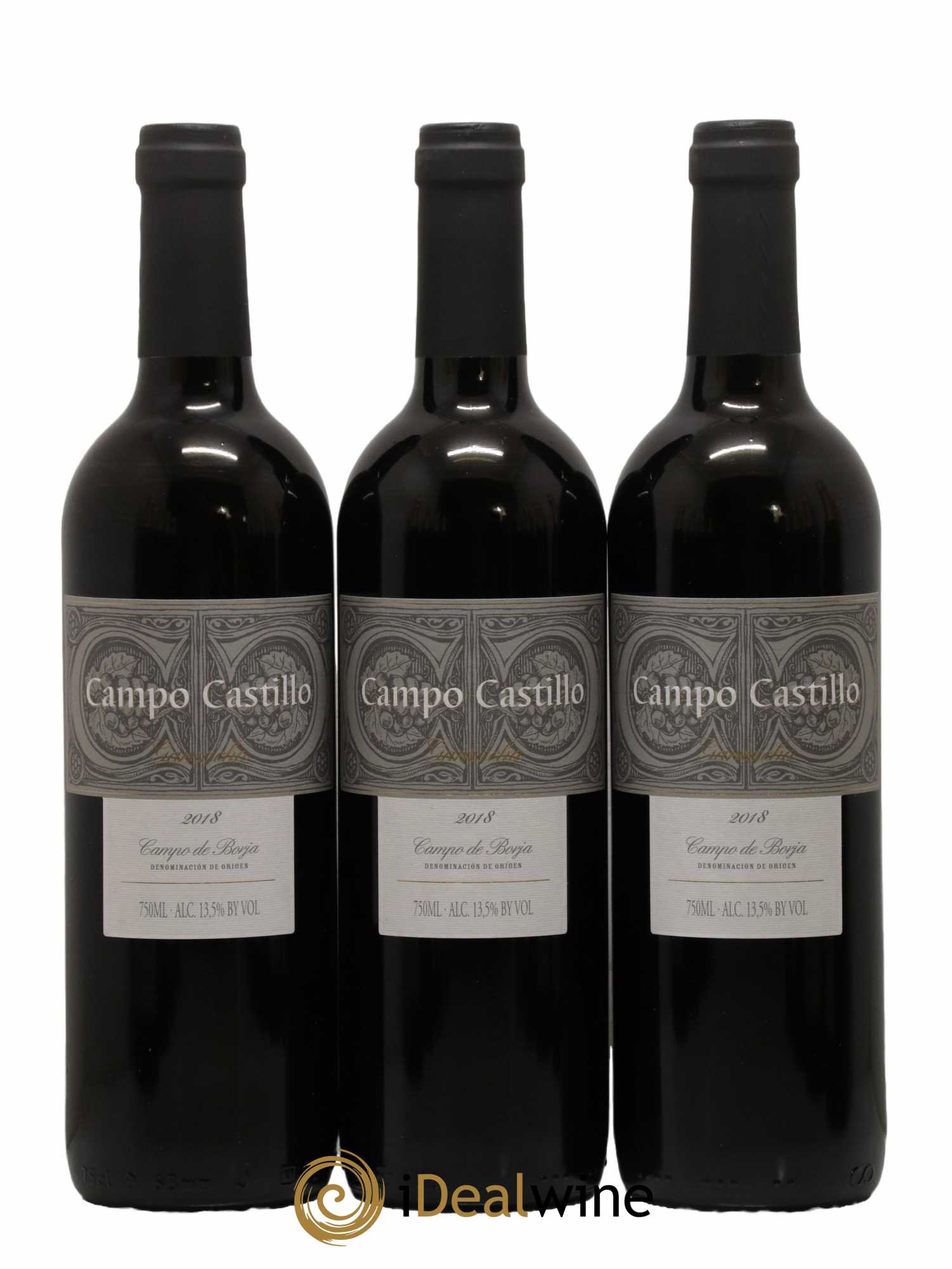 Espagne Campo Castillo Garnacha Campo de Borja 2018 - Lot de 3 bouteilles - 0