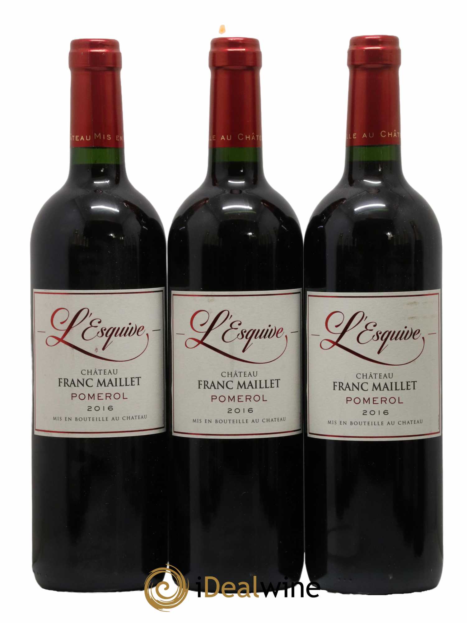 Pomerol Esquive Château Franc Maillet 2016 - Lot de 3 bouteilles - 0