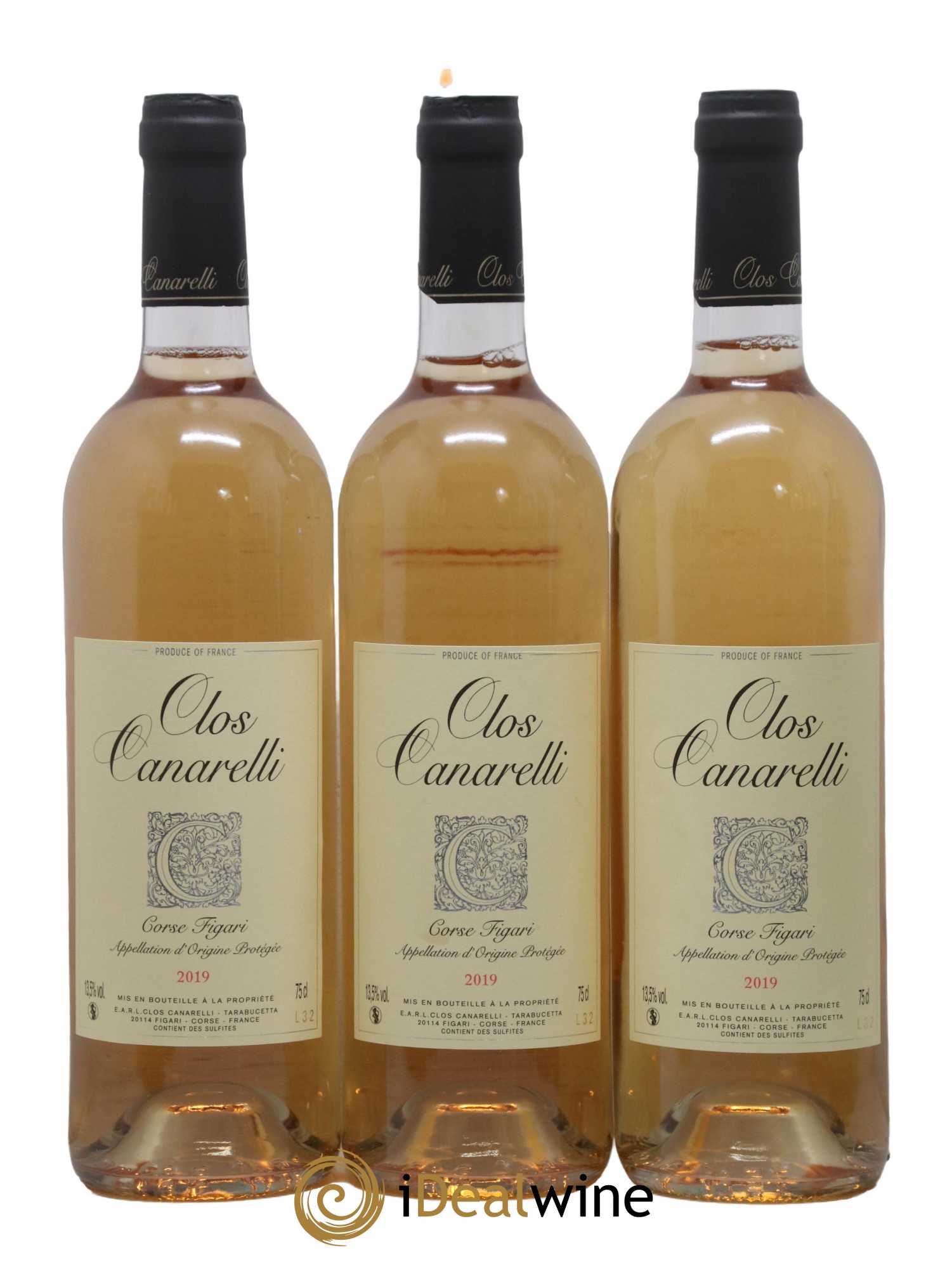 Figari Clos Canarelli 2019 - Lot of 3 bottles - 0