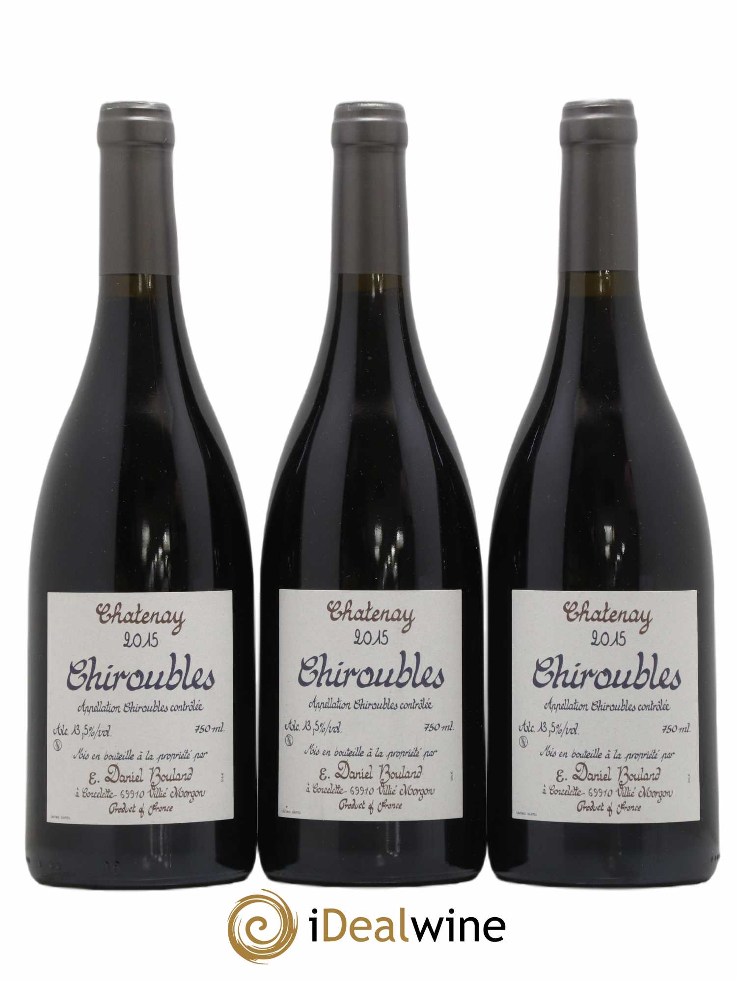 Chiroubles Chatenay Daniel Bouland (Domaine) 2015 - Lot de 3 bouteilles - 0