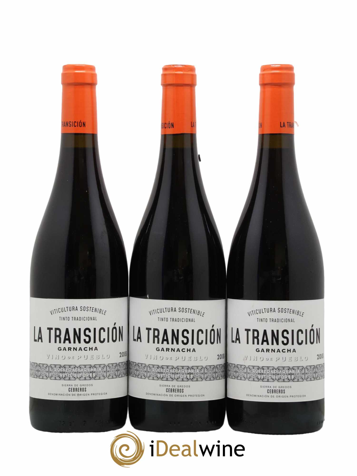 Espagne La Transicion Garnacha Vino de Pueblo Cebreros 2018 - Lot de 3 bouteilles - 0
