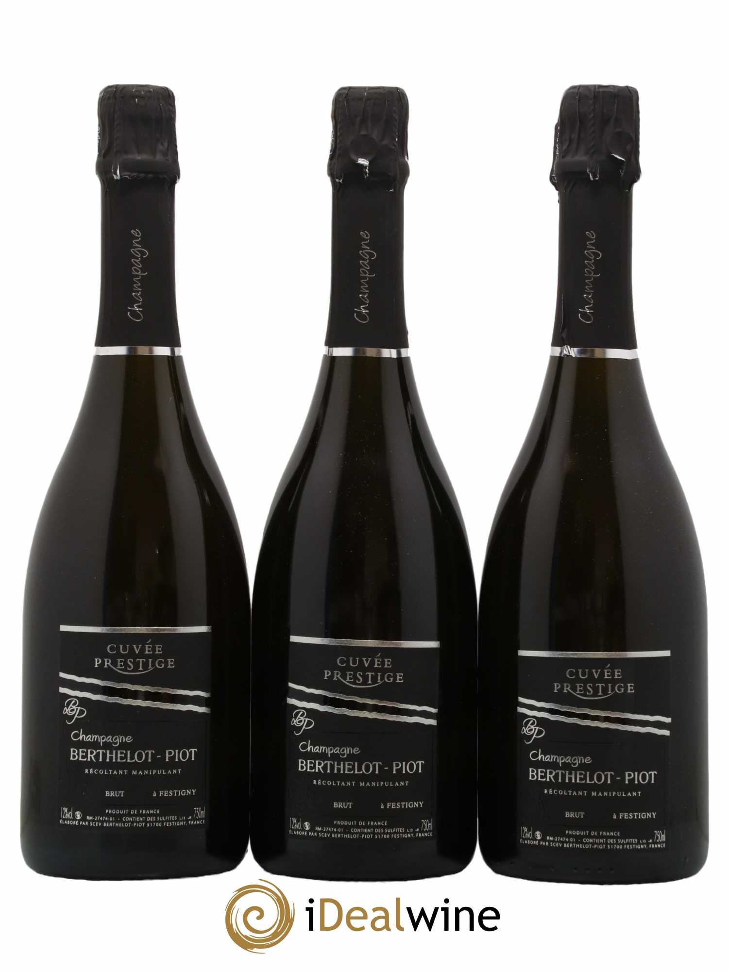 Champagne Prestige Maison Berthelot Piot - Lot de 3 bouteilles - 0
