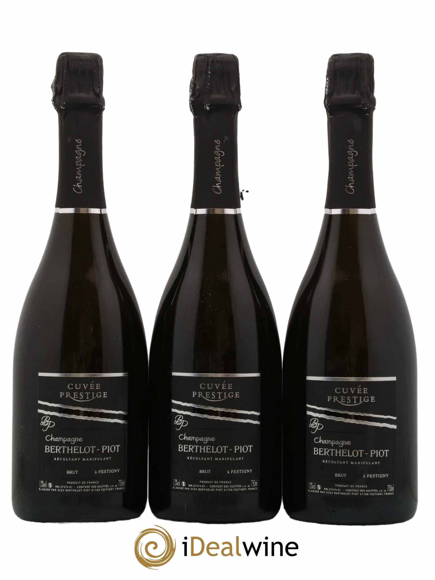Champagne Prestige Maison Berthelot Piot - Lot de 3 bouteilles - 0