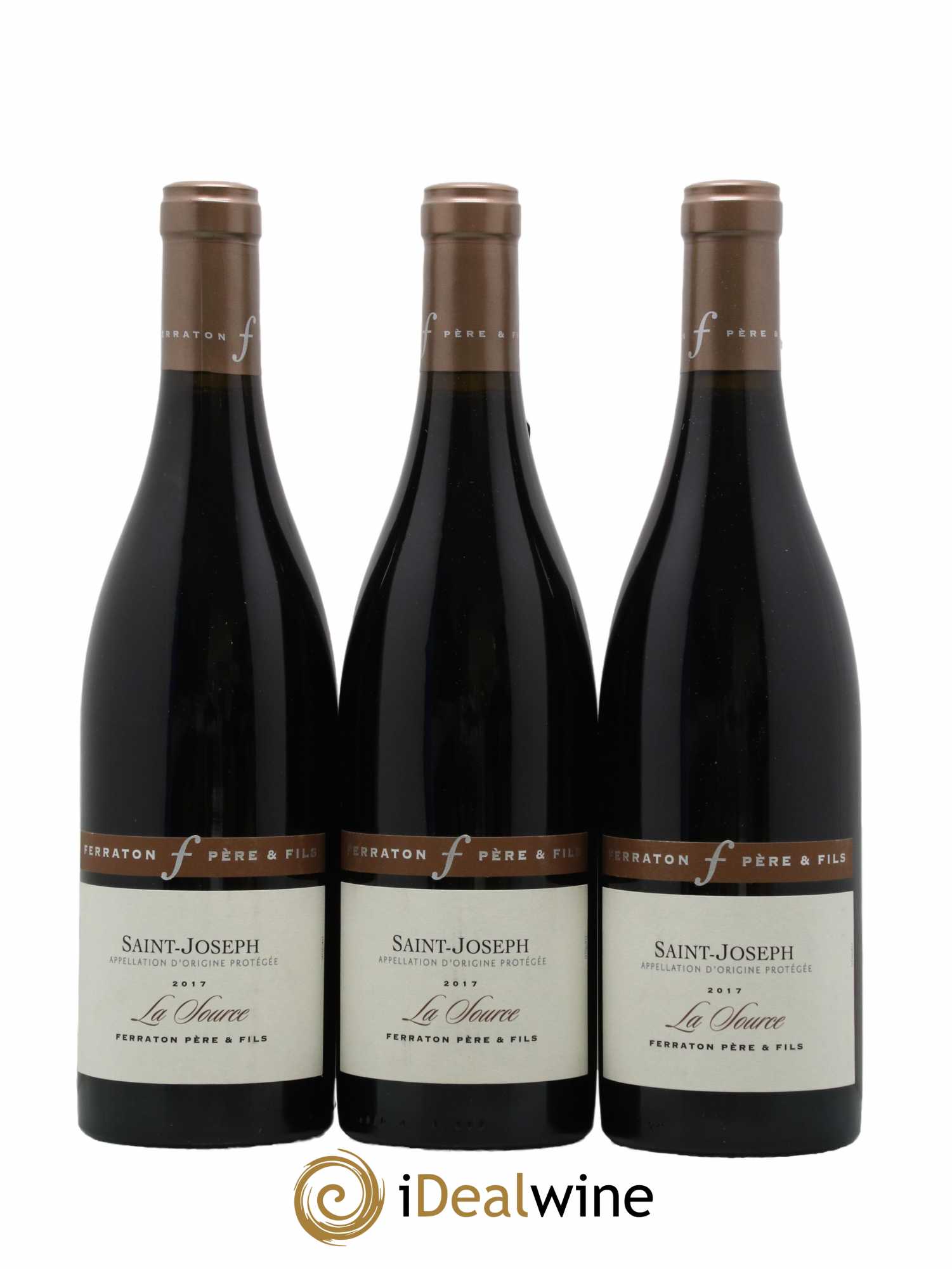 Saint-Joseph La Source Domaine Ferraton Et Fils 2017 - Lot de 3 bouteilles - 0