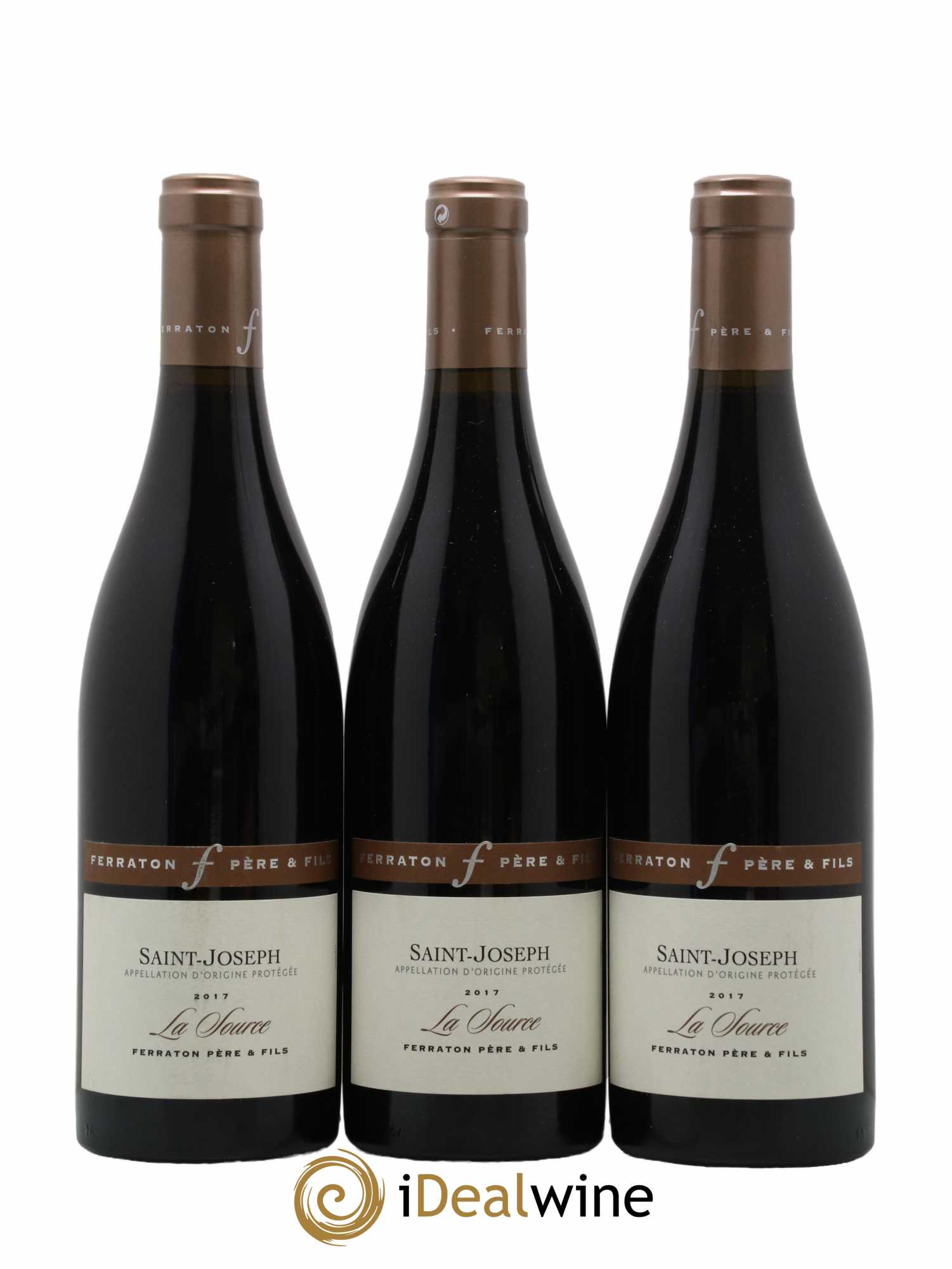 Saint-Joseph La Source Domaine Ferraton Et Fils 2017 - Lot de 3 bouteilles - 0