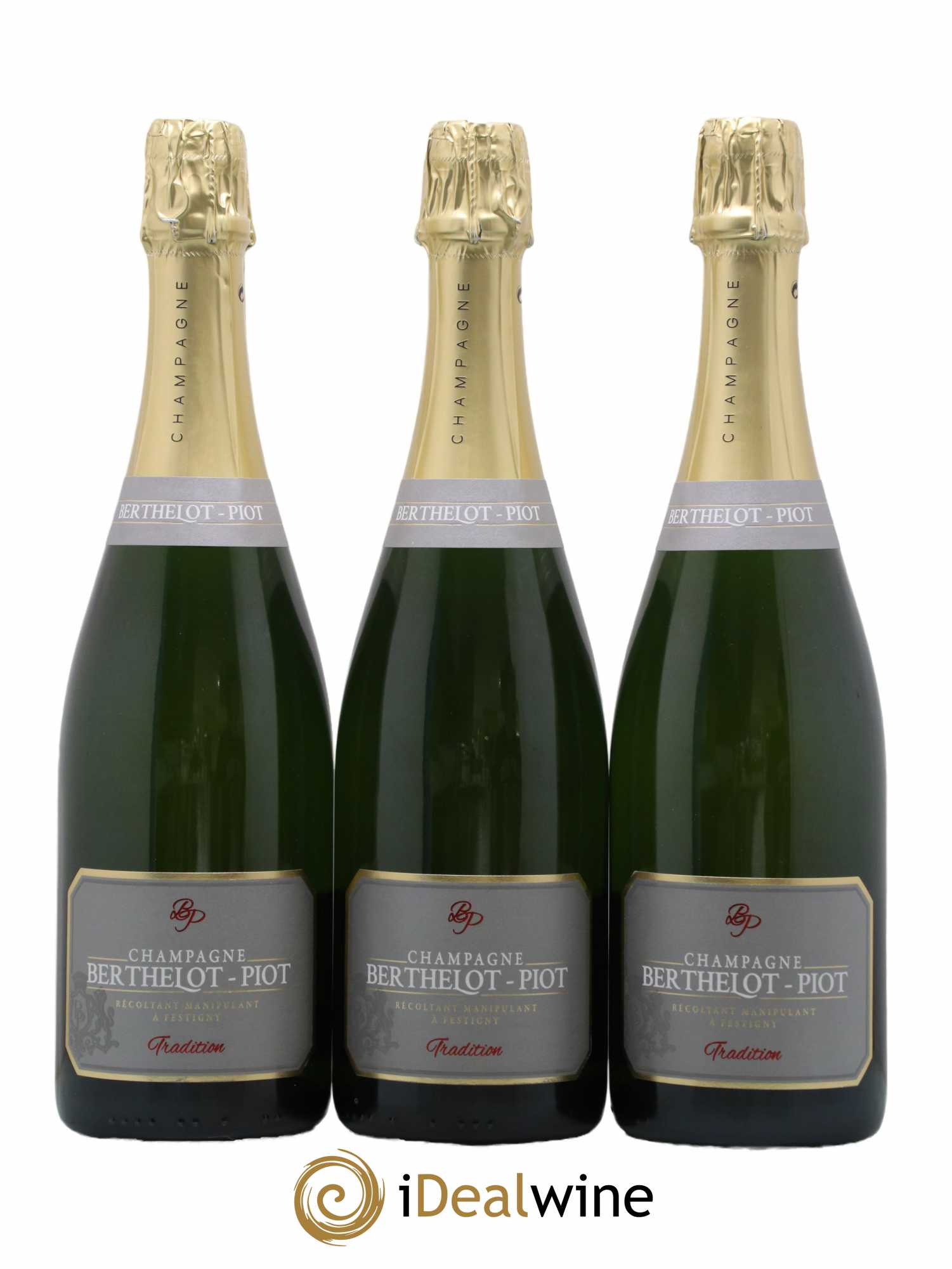 Champagne Tradition Maison Berthelot Piot - Lot de 3 bouteilles - 0
