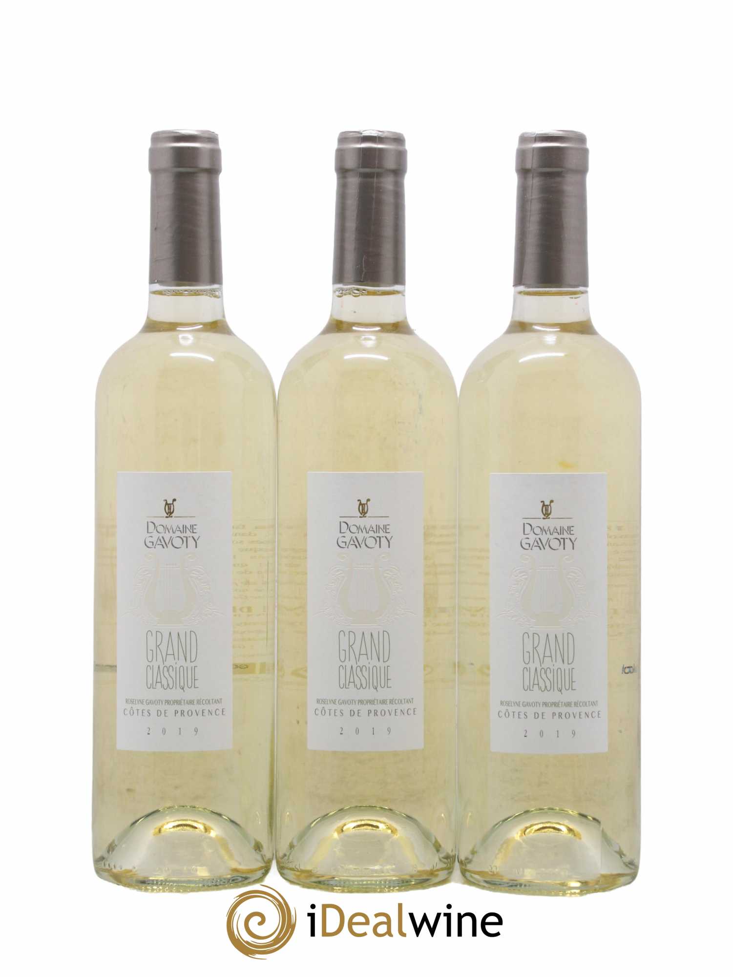 Côtes de Provence Domaine de Gavoty Grand Classique 2019 - Lot de 3 bouteilles - 0