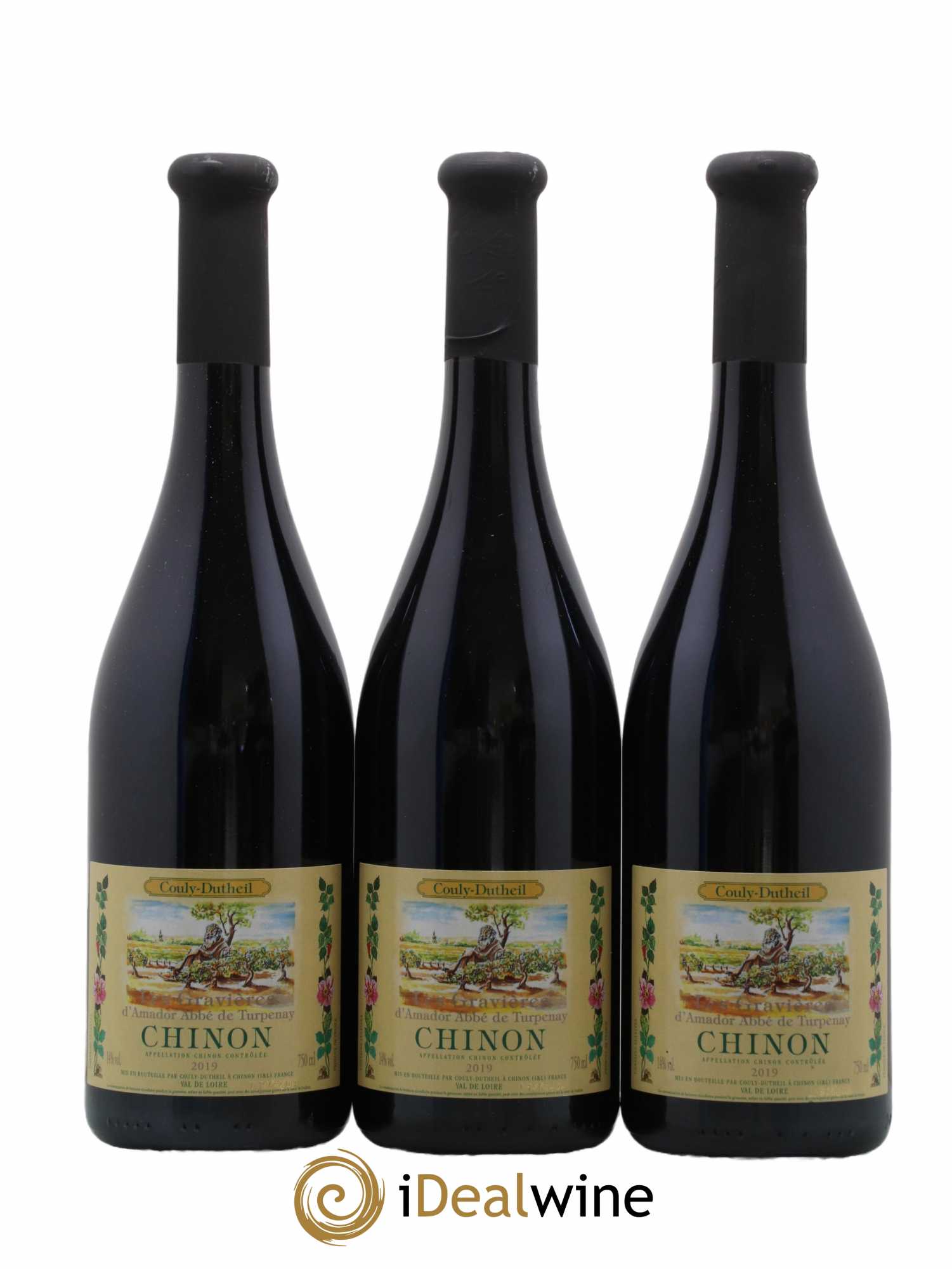 Chinon Les Gravières Couly-Dutheil (Domaine) 2019 - Lot de 3 bouteilles - 0