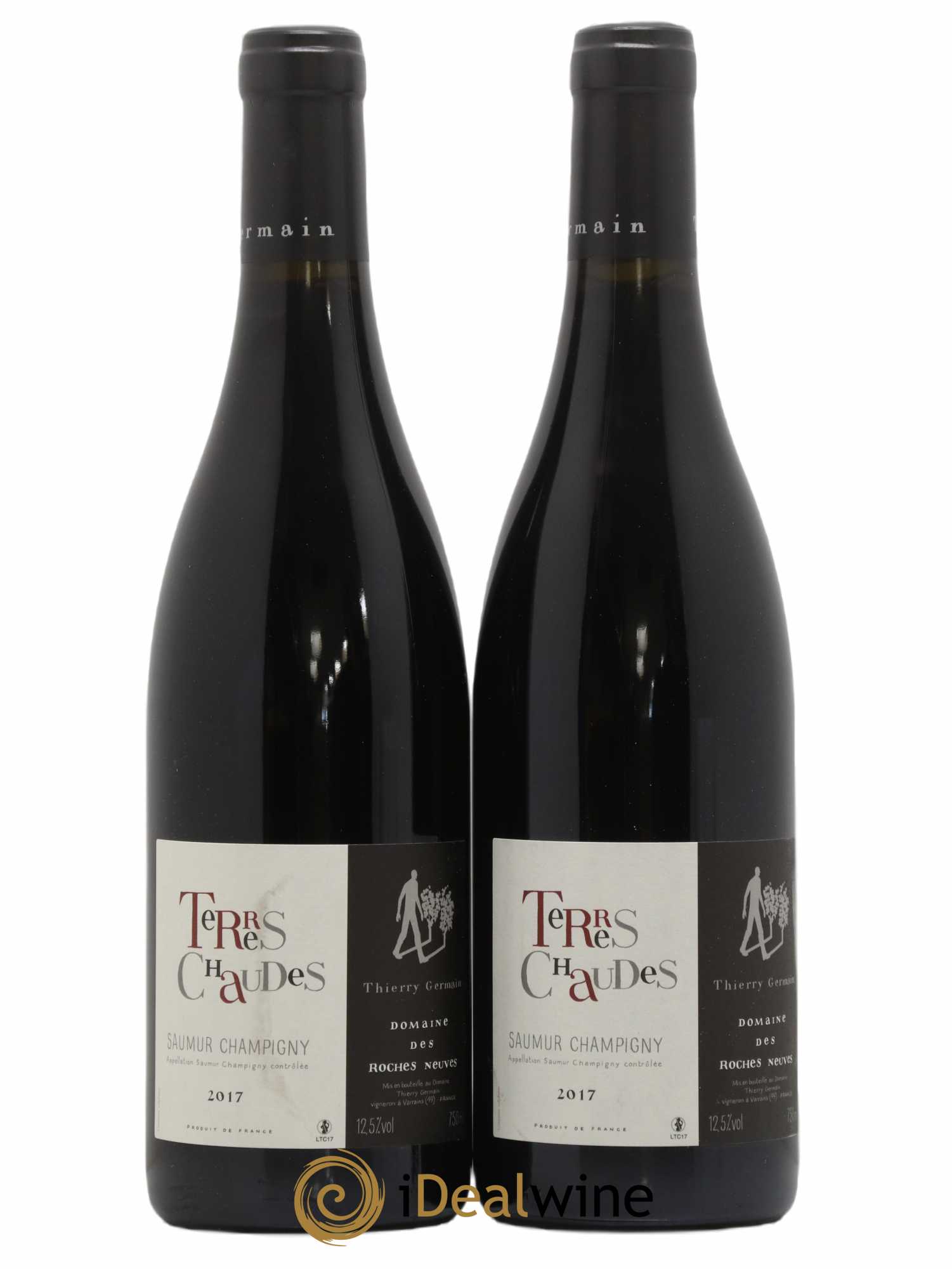 Saumur-Champigny Terres Chaudes Domaine des Roches Neuves - Thierry Germain 2017 - Lot de 2 bouteilles - 0