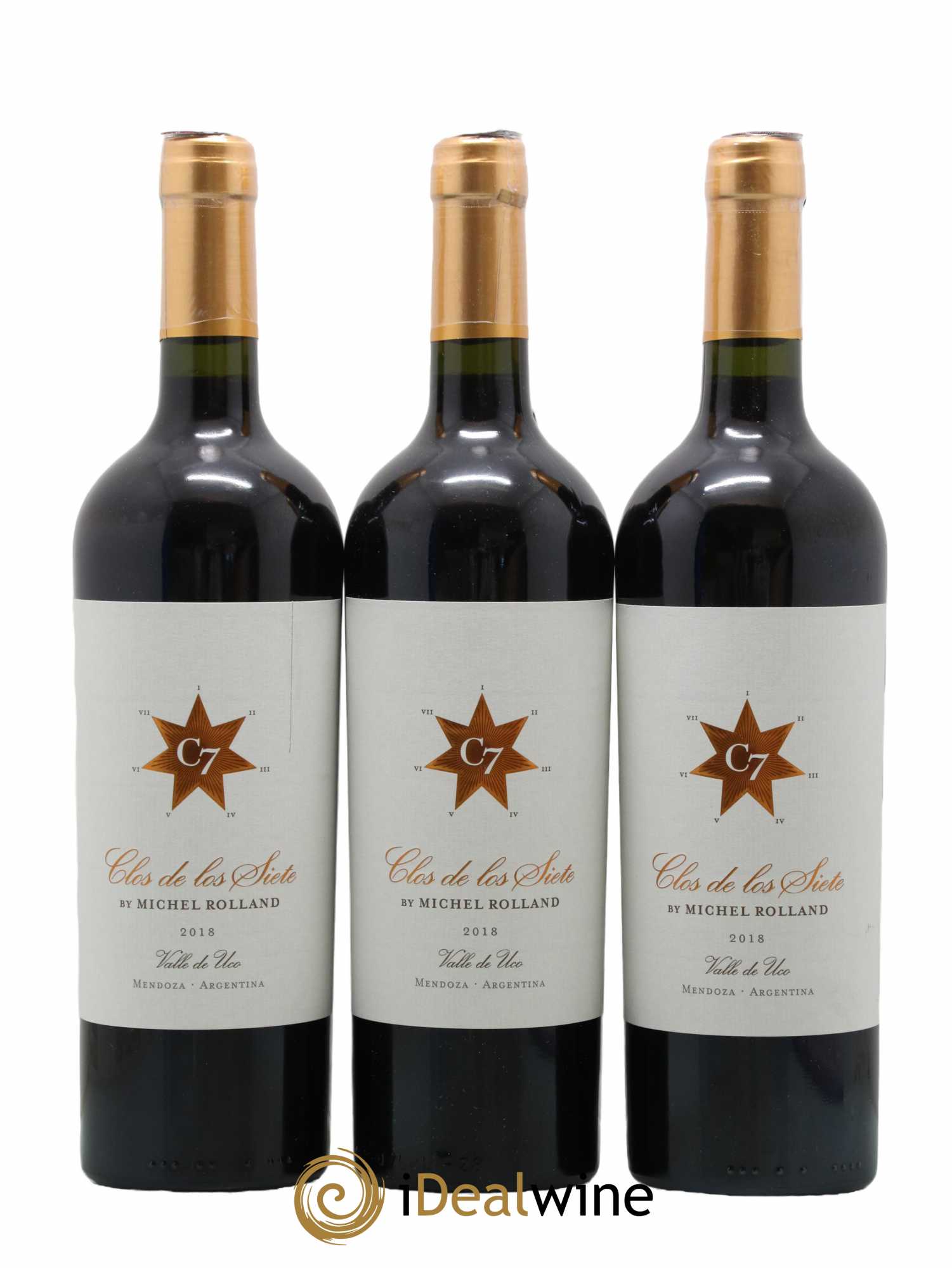 Mendoza Valle De Uco Clos De Los Siete 2018 - Lot de 3 bouteilles - 0