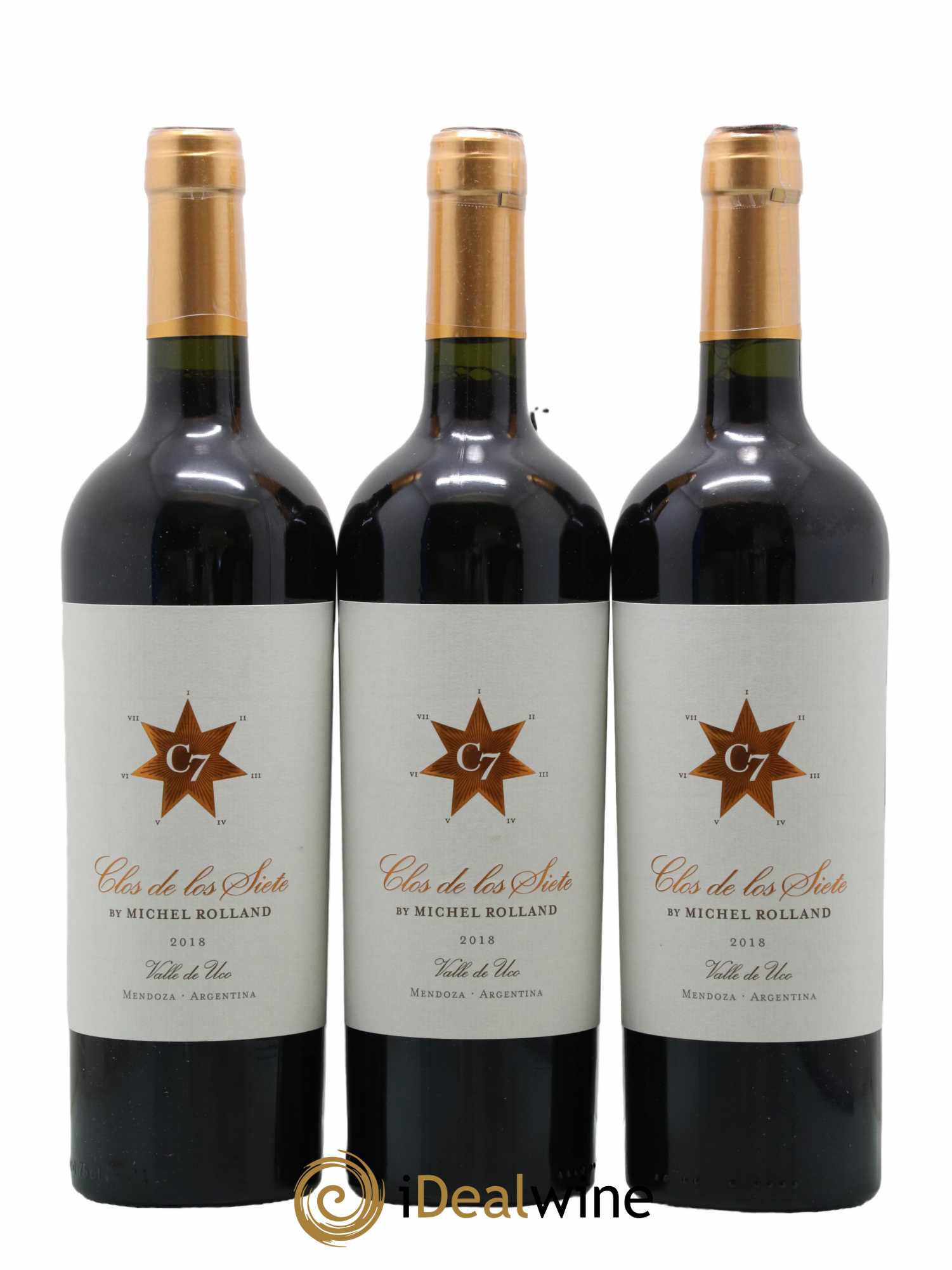 Mendoza Valle De Uco Clos De Los Siete 2018 - Lot de 3 bouteilles - 0