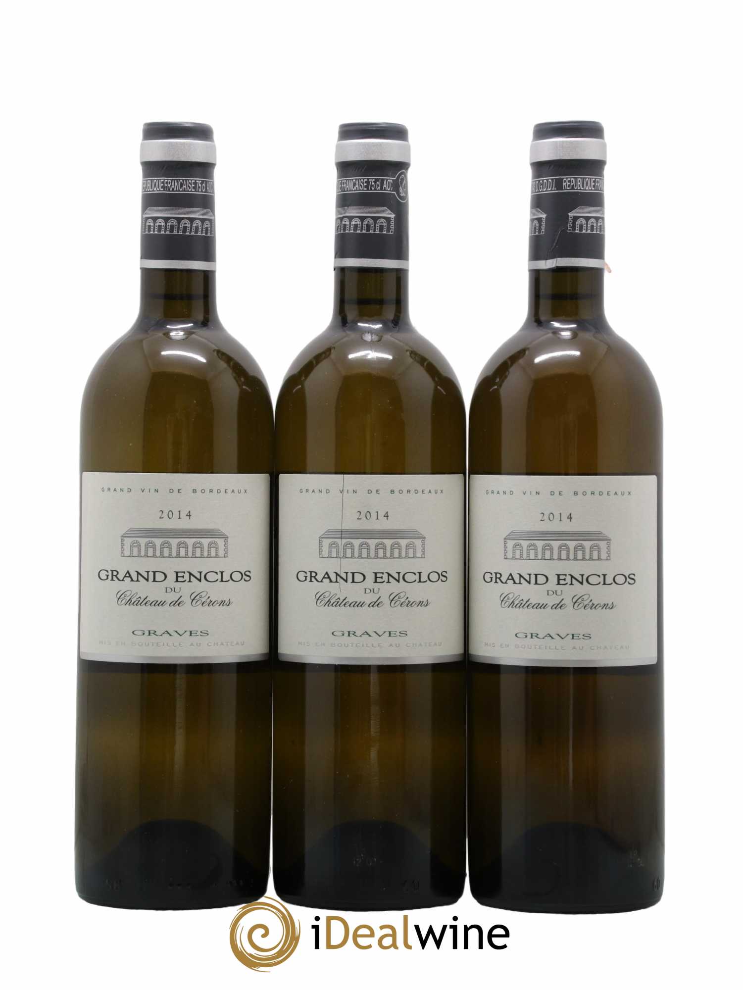 Graves Château Cérons Grand Enclos 2014 - Posten von 3 Flaschen - 0