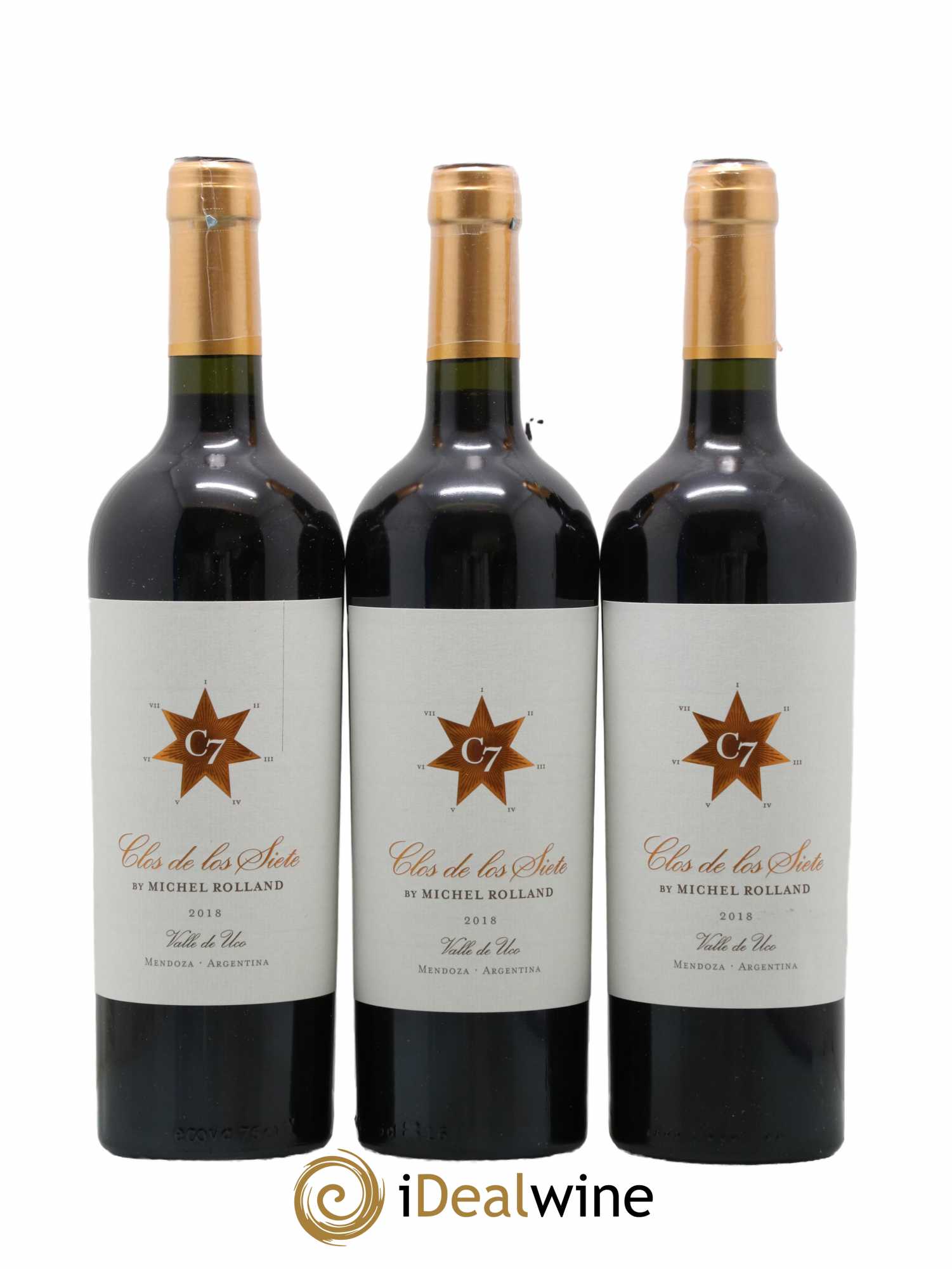 Mendoza Valle De Uco Clos De Los Siete 2018 - Lot de 3 bouteilles - 0