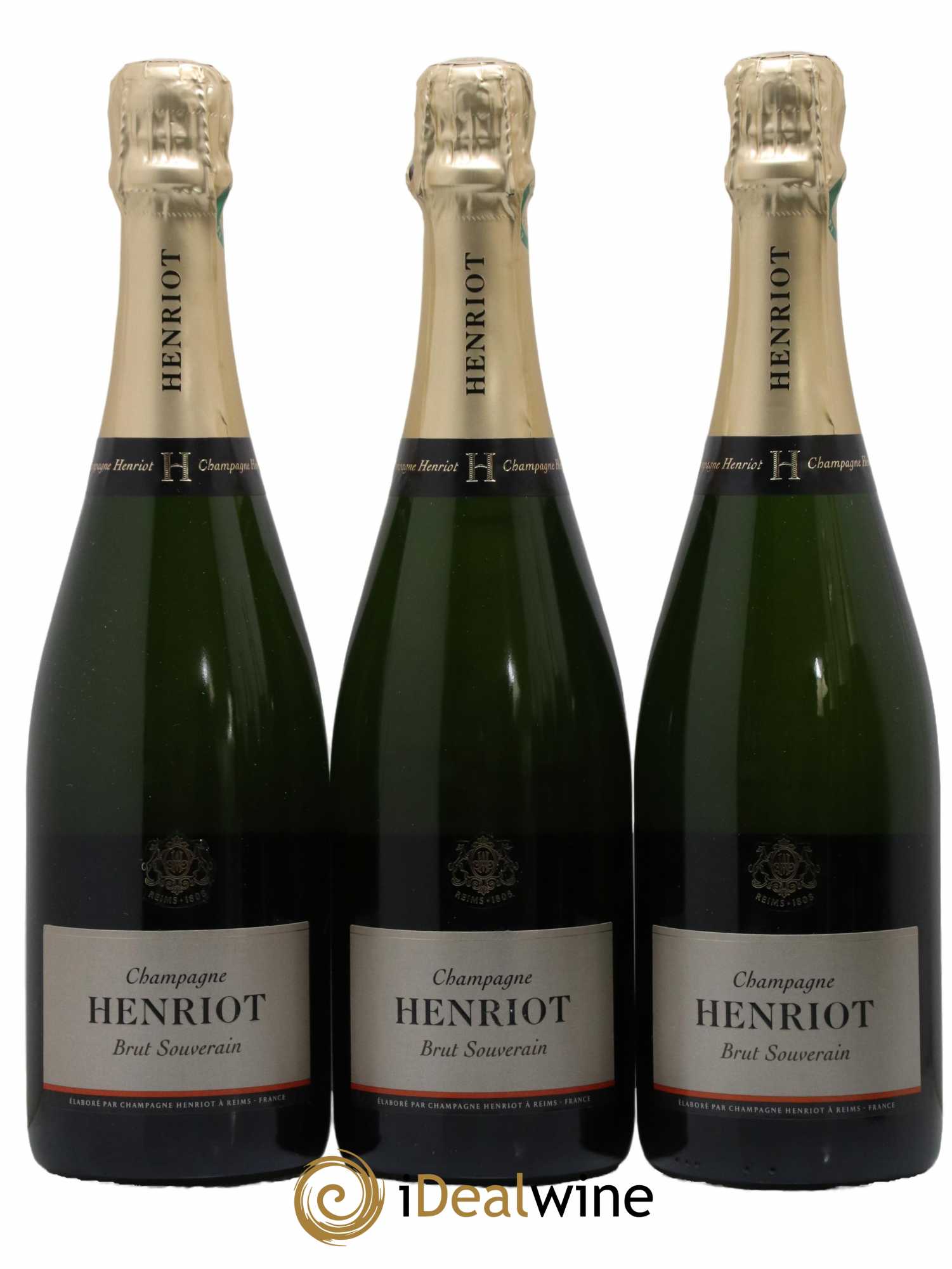 Champagne Brut Souverain Henriot - Lot de 6 bouteilles - 1
