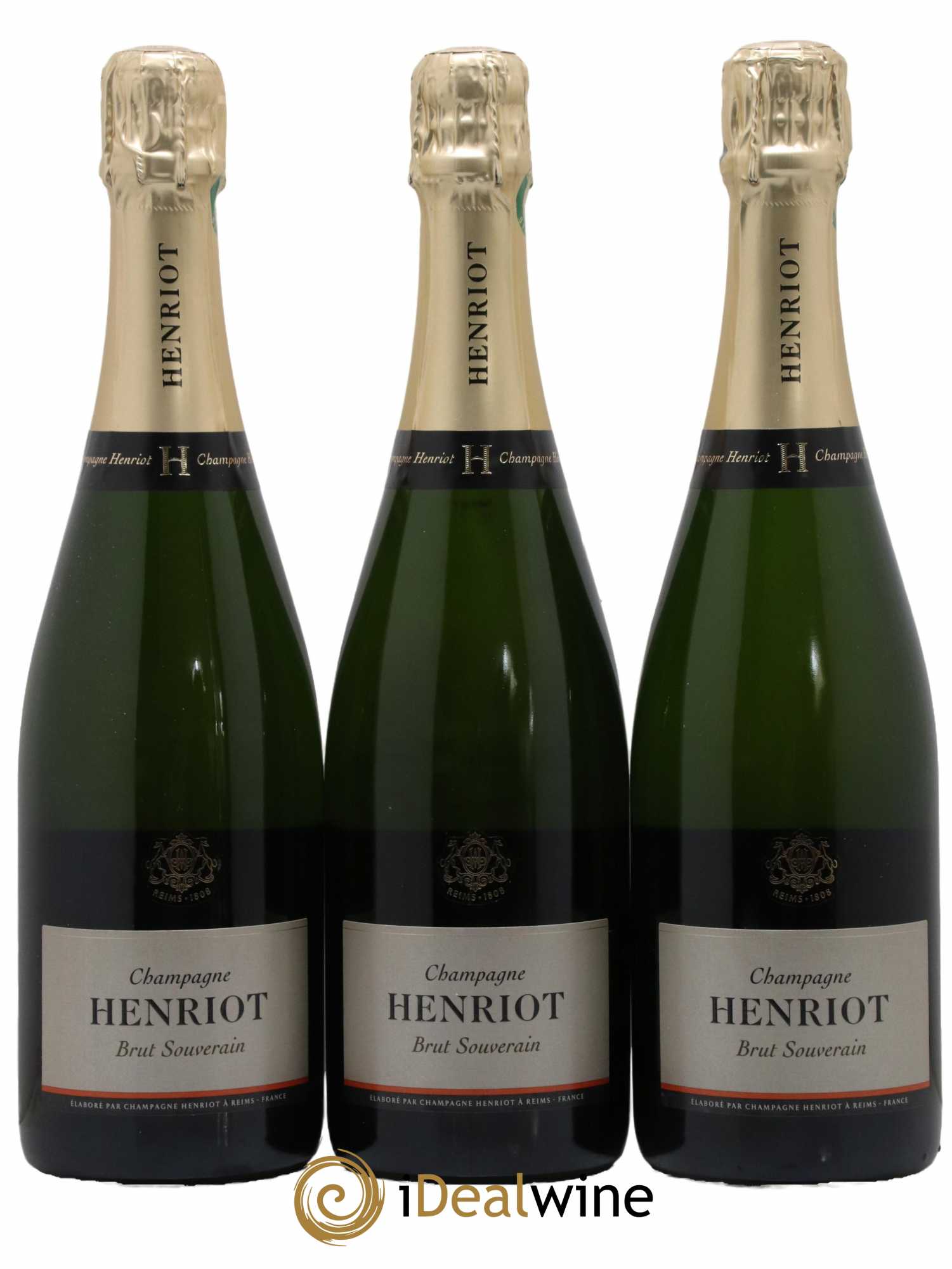 Champagne Brut Souverain Henriot - Lot de 6 bouteilles - 2