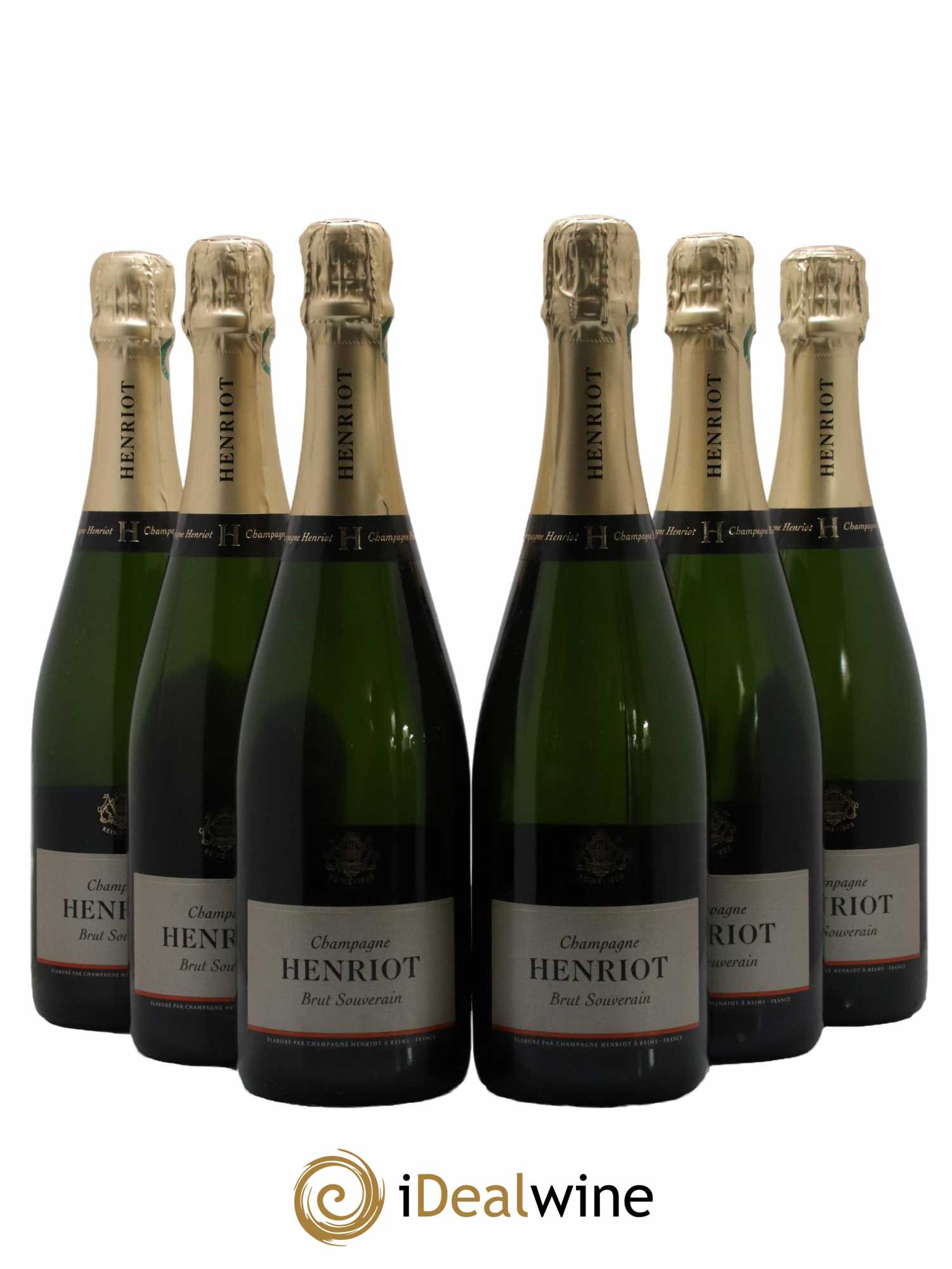 Champagne Brut Souverain Henriot - Lot de 6 bouteilles - 0