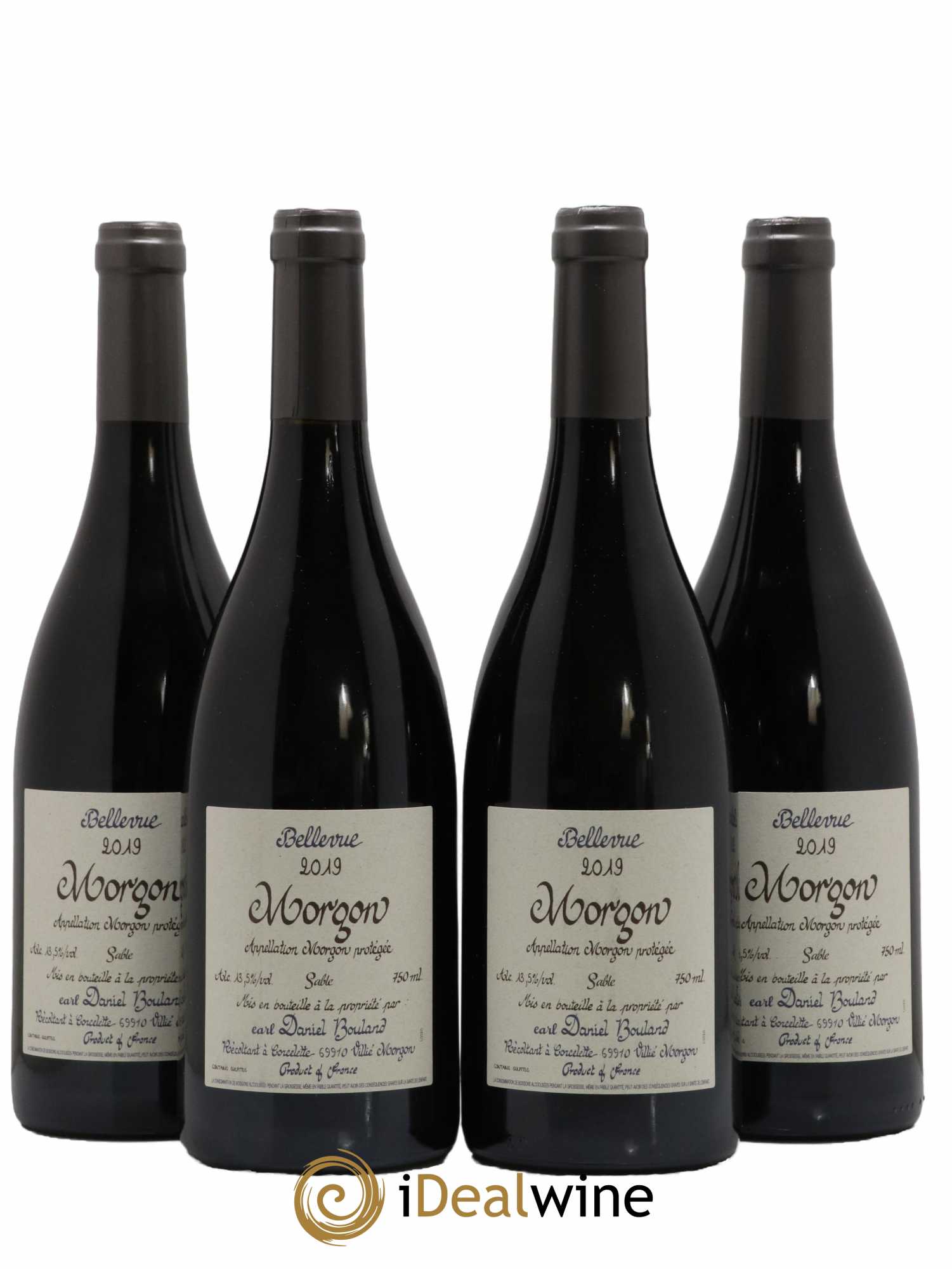 Morgon Bellevue Sable Daniel Bouland (Domaine) 2019 - Lot de 4 bouteilles - 0