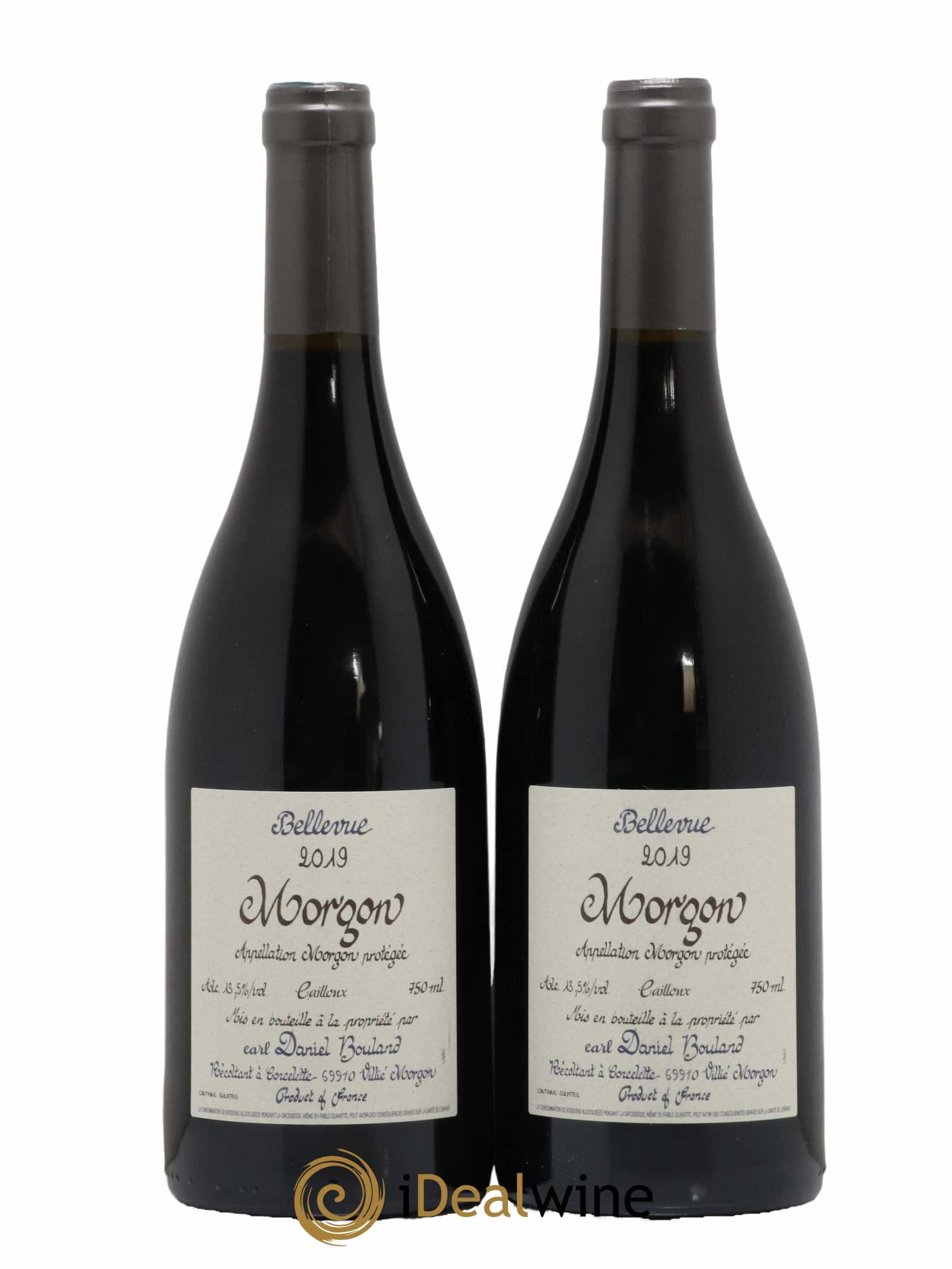 Morgon Bellevue Cailloux Daniel Bouland (Domaine) 2019 - Lot de 2 bouteilles - 0