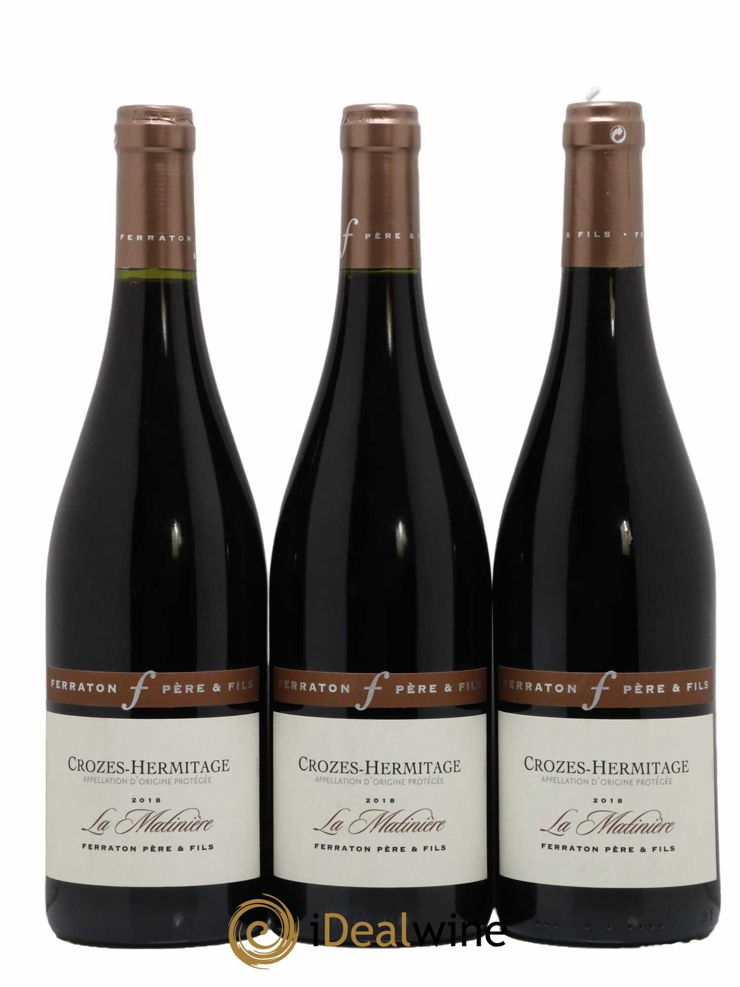 Crozes-Hermitage La Matinière Ferraton Père et Fils (Domaine) 2018 - Lot de 3 bouteilles - 0