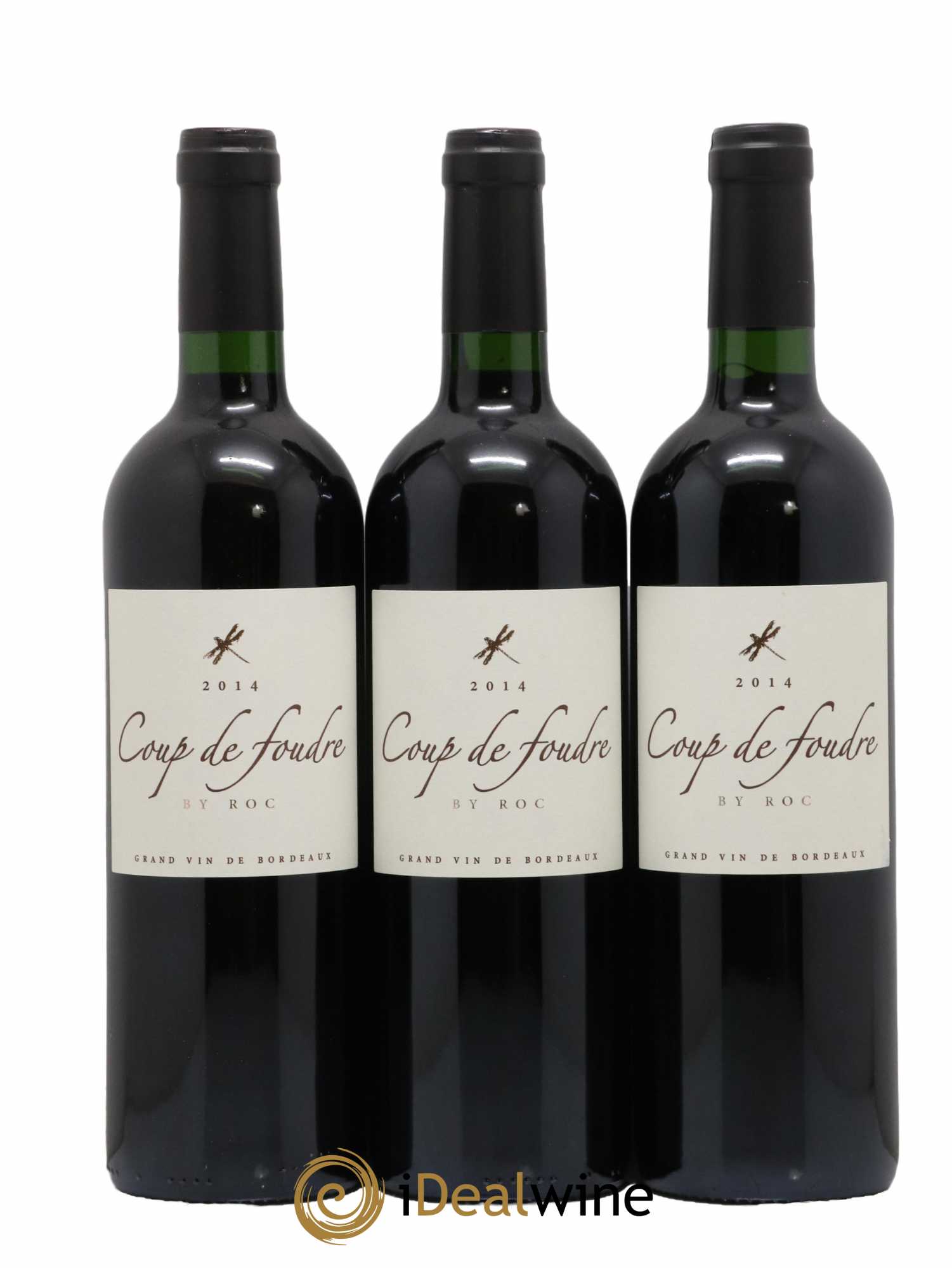 Castillon-Côtes-de-Bordeaux (Côtes-de-Castillon) Coup De Foudre By Roc 2014 - Lot de 6 bouteilles - 2