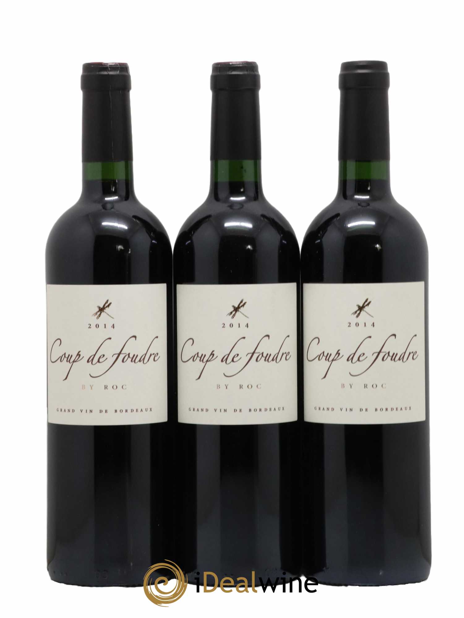 Castillon-Côtes-de-Bordeaux (Côtes-de-Castillon) Coup De Foudre By Roc 2014 - Lot de 6 bouteilles - 1