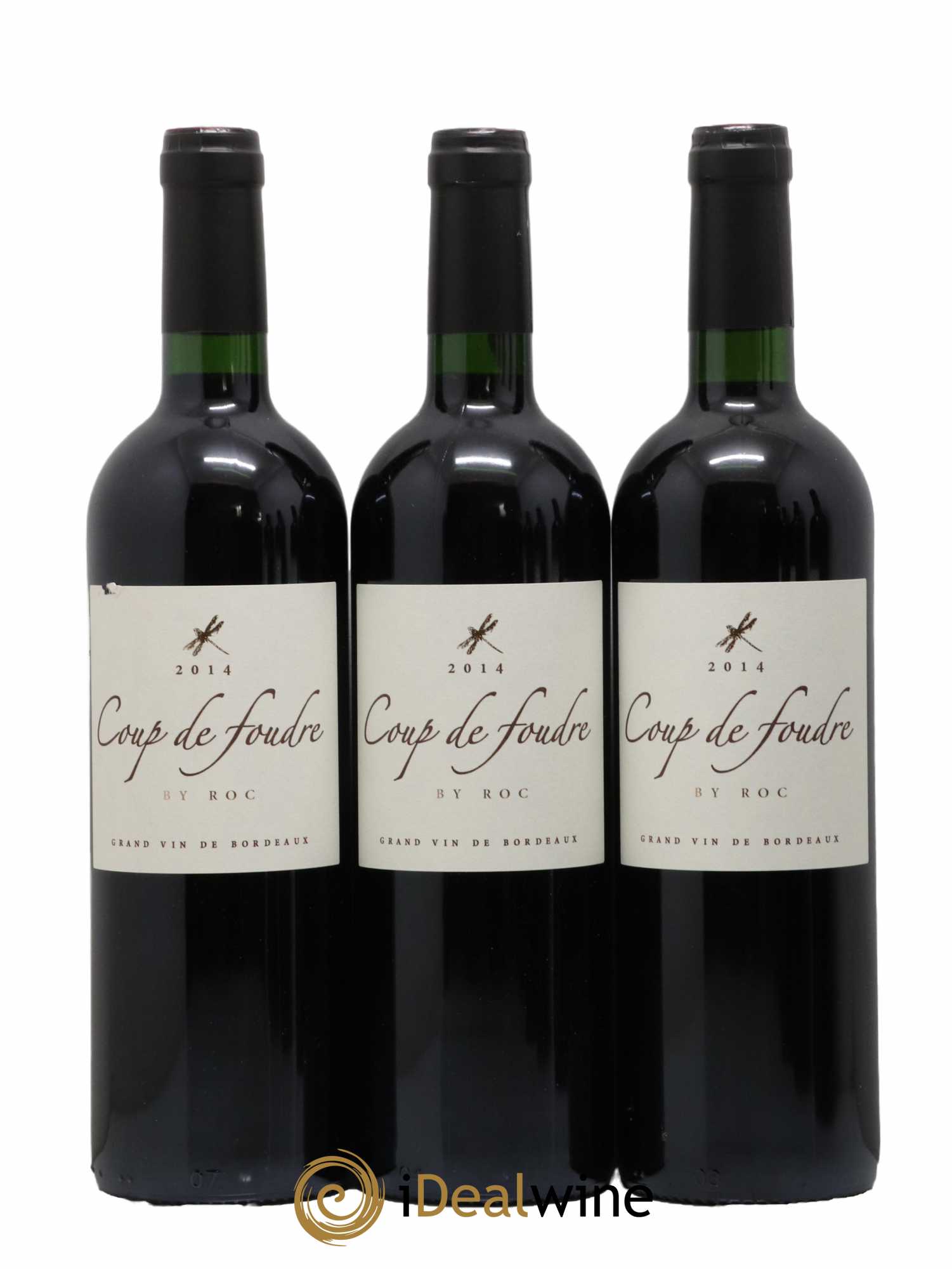 Castillon-Côtes-de-Bordeaux (Côtes-de-Castillon) Coup De Foudre By Roc 2014 - Lot de 6 bouteilles - 2