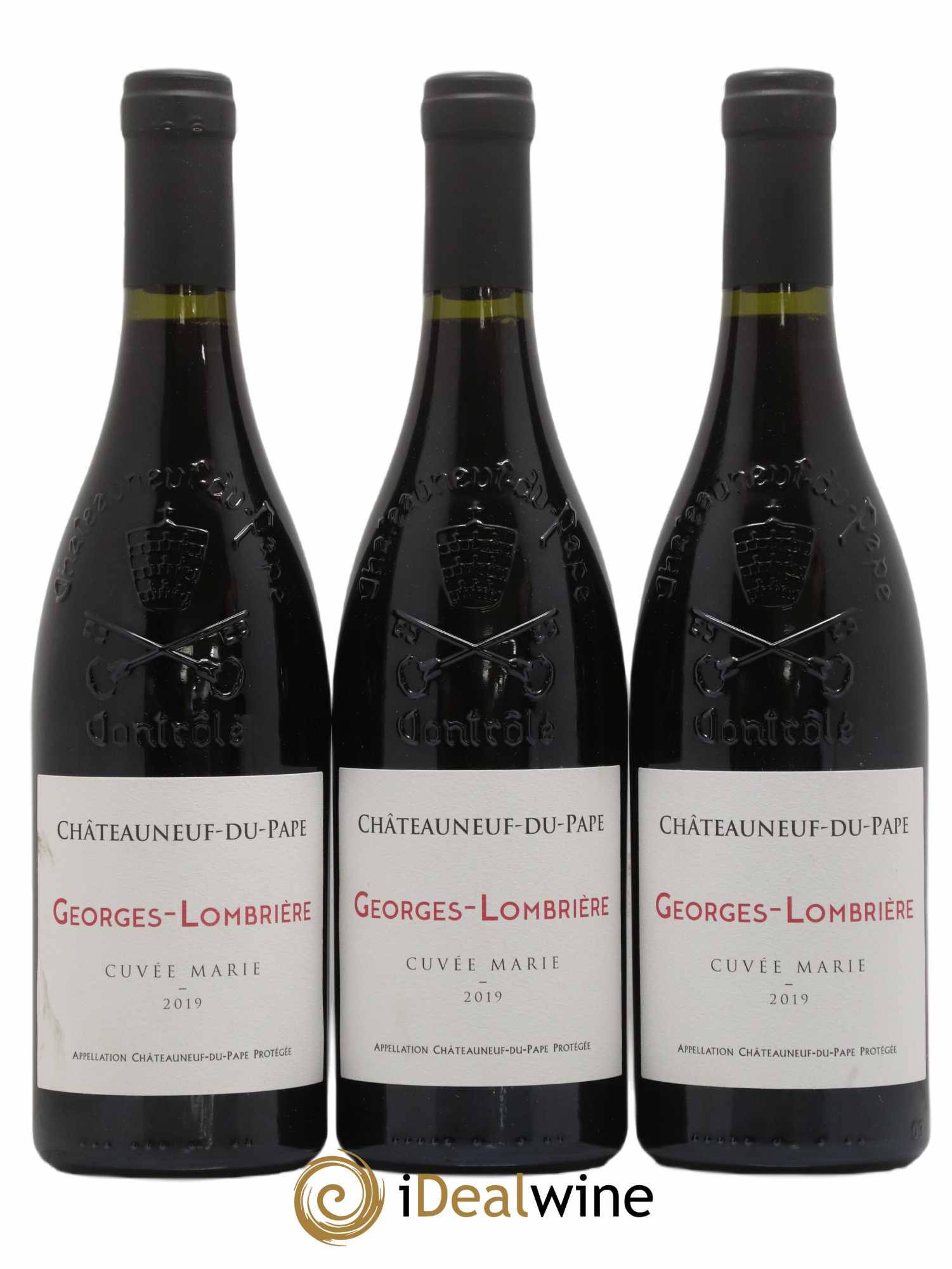 Châteauneuf-du-Pape Cuvee Marie Georges-Lombriere 2019 - Posten von 3 Flaschen - 0