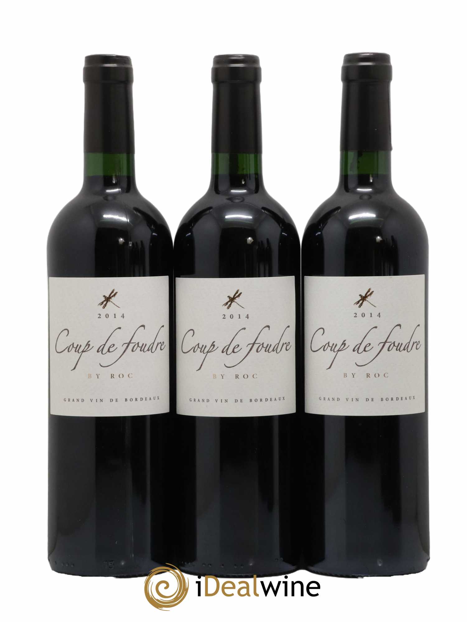 Castillon-Côtes-de-Bordeaux (Côtes-de-Castillon) Coup De Foudre By Roc 2014 - Lot de 6 bouteilles - 2