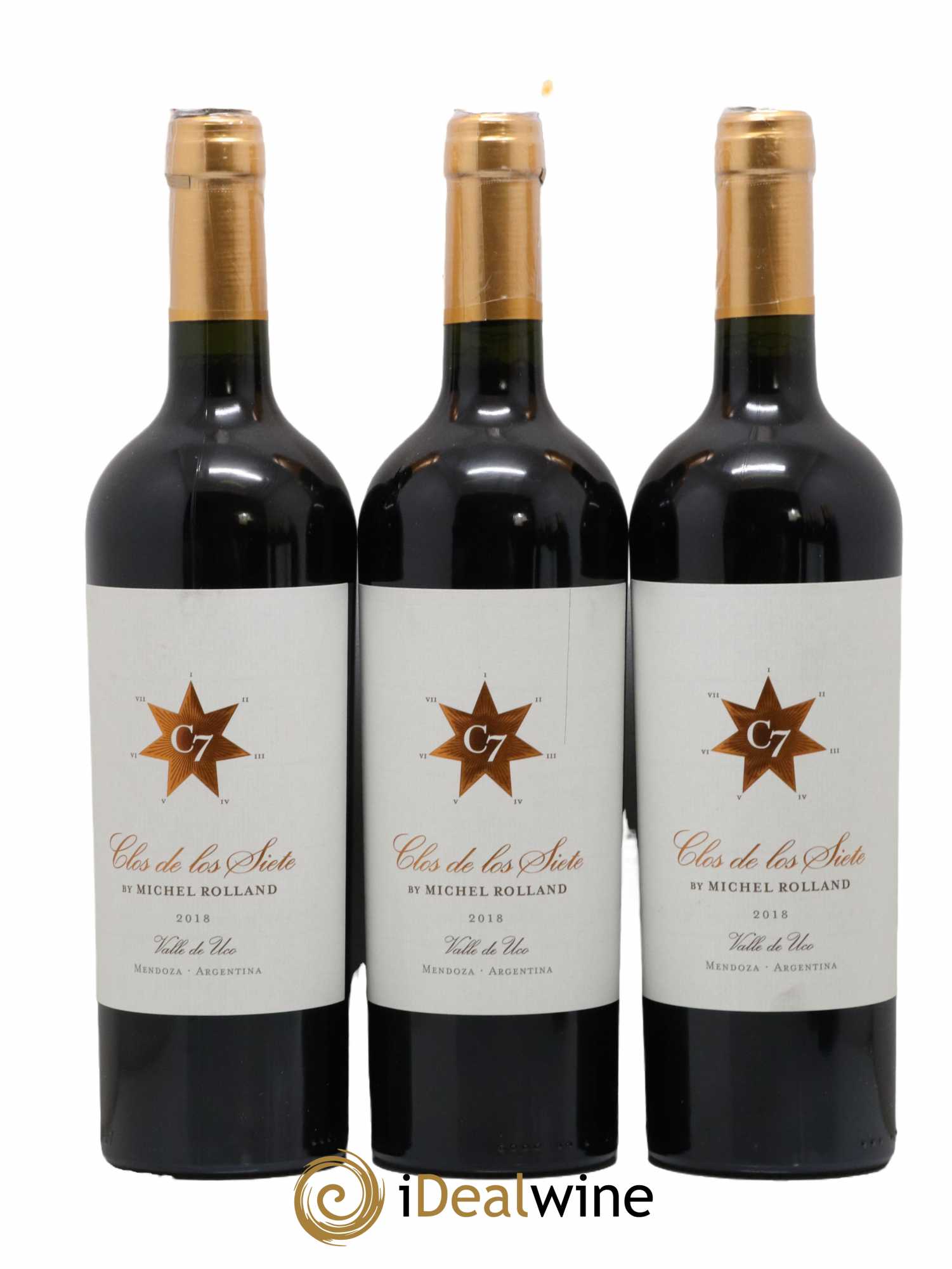 Mendoza Valle De Uco Clos De Los Siete 2018 - Lot de 3 bouteilles - 0
