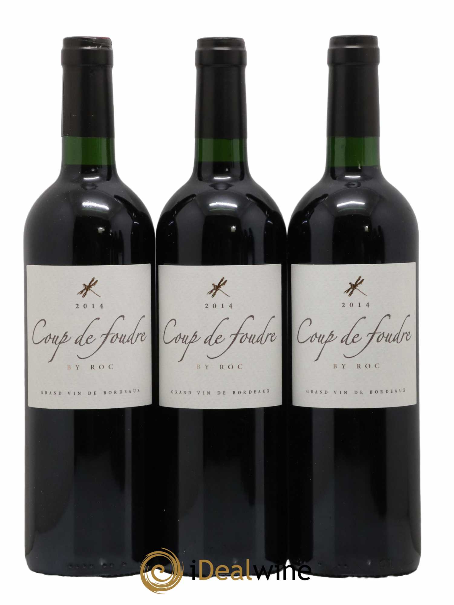 Castillon-Côtes-de-Bordeaux (Côtes-de-Castillon) Coup De Foudre By Roc 2014 - Lot de 6 bouteilles - 2