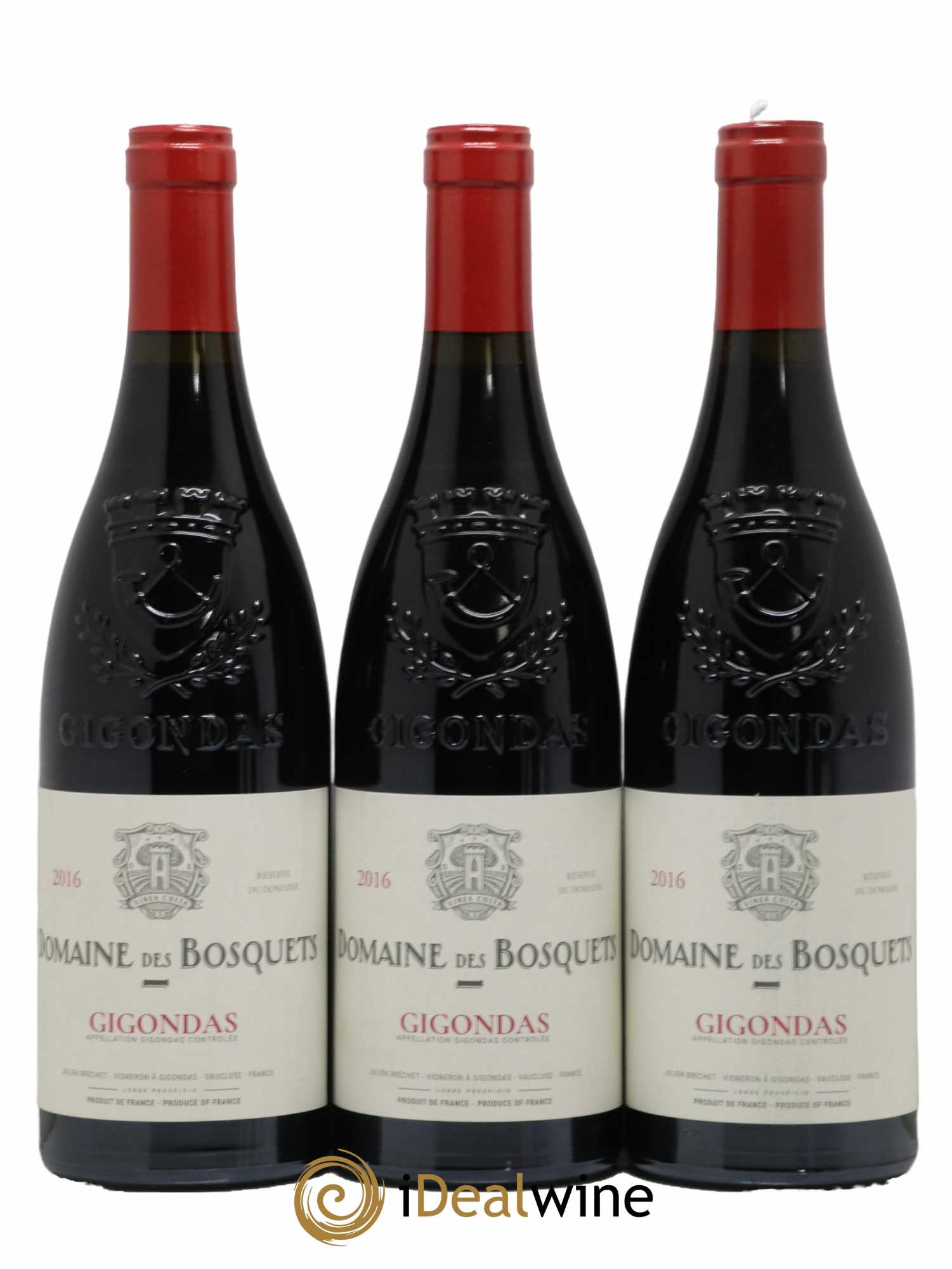 Gigondas Domaine Des Bosquets Réserve du Domaine 2016 - Lot de 3 bouteilles - 0