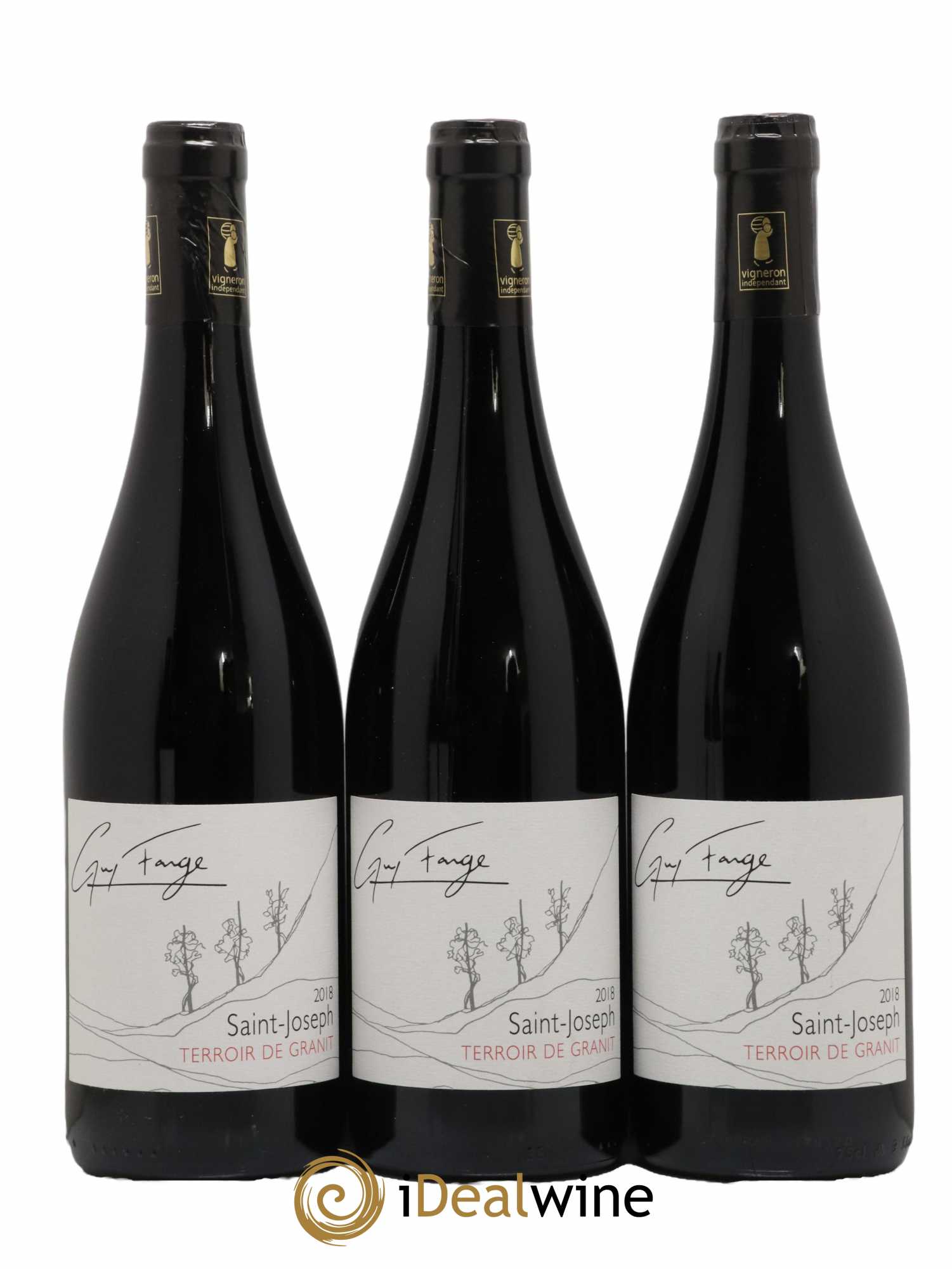 Saint-Joseph Terroir De Granit Domaine Guy Farge 2018 - Lot de 3 bouteilles - 0