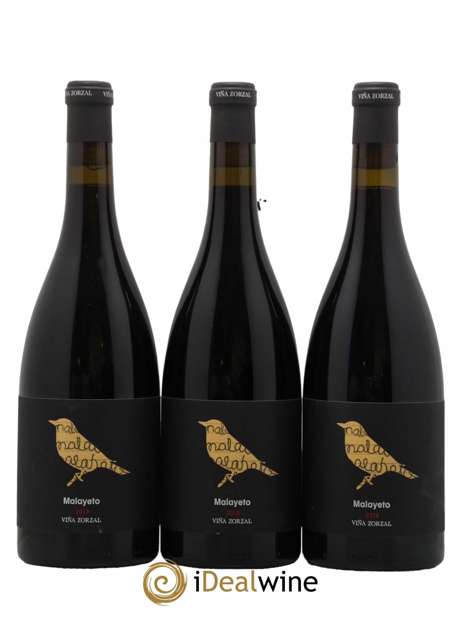 Espagne Vigna Zorzal Navarra Malayeto 2018 - Lot de 3 bouteilles - 0