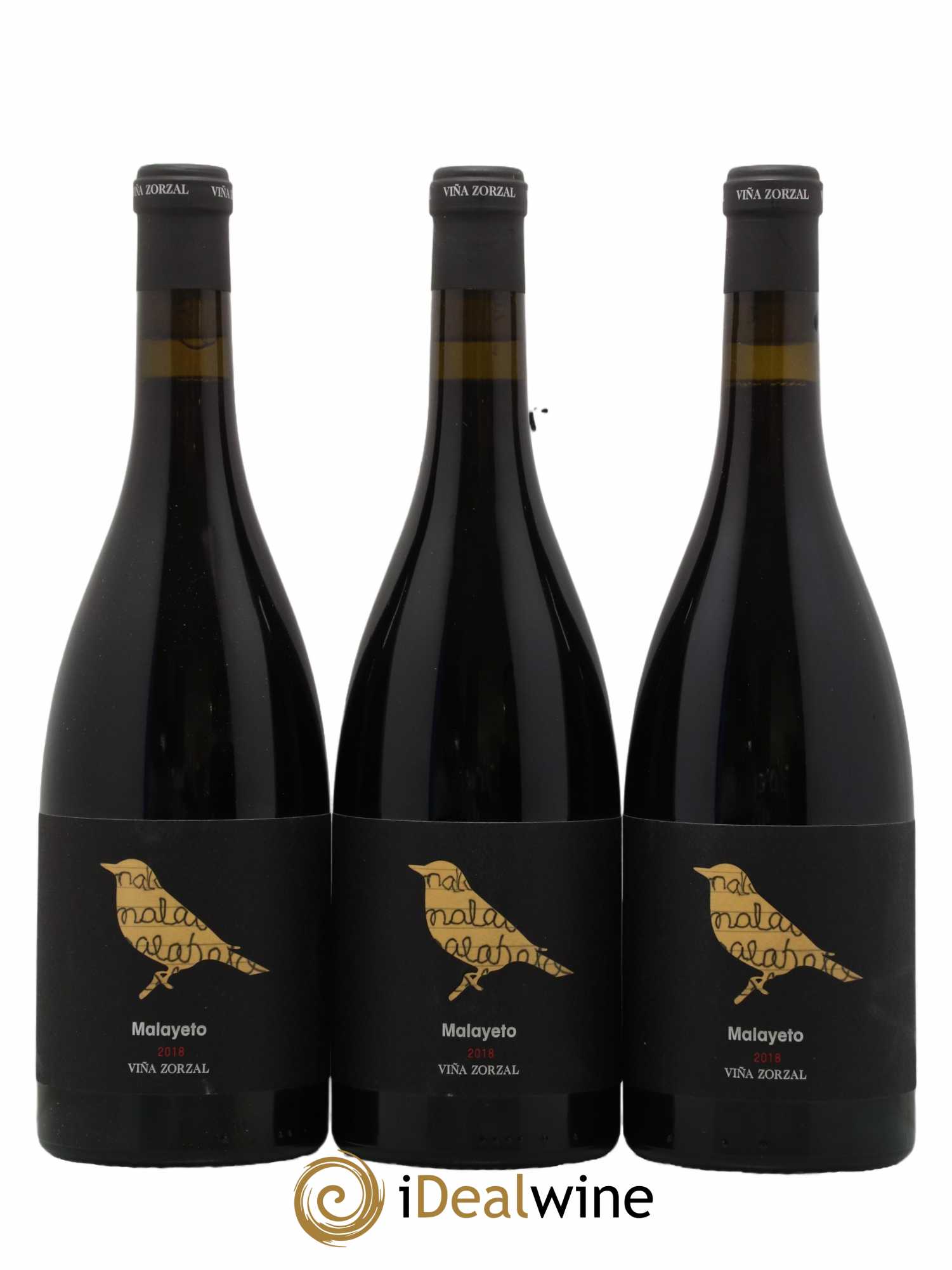 Espagne Vigna Zorzal Navarra Malayeto 2018 - Lot de 3 bouteilles - 0