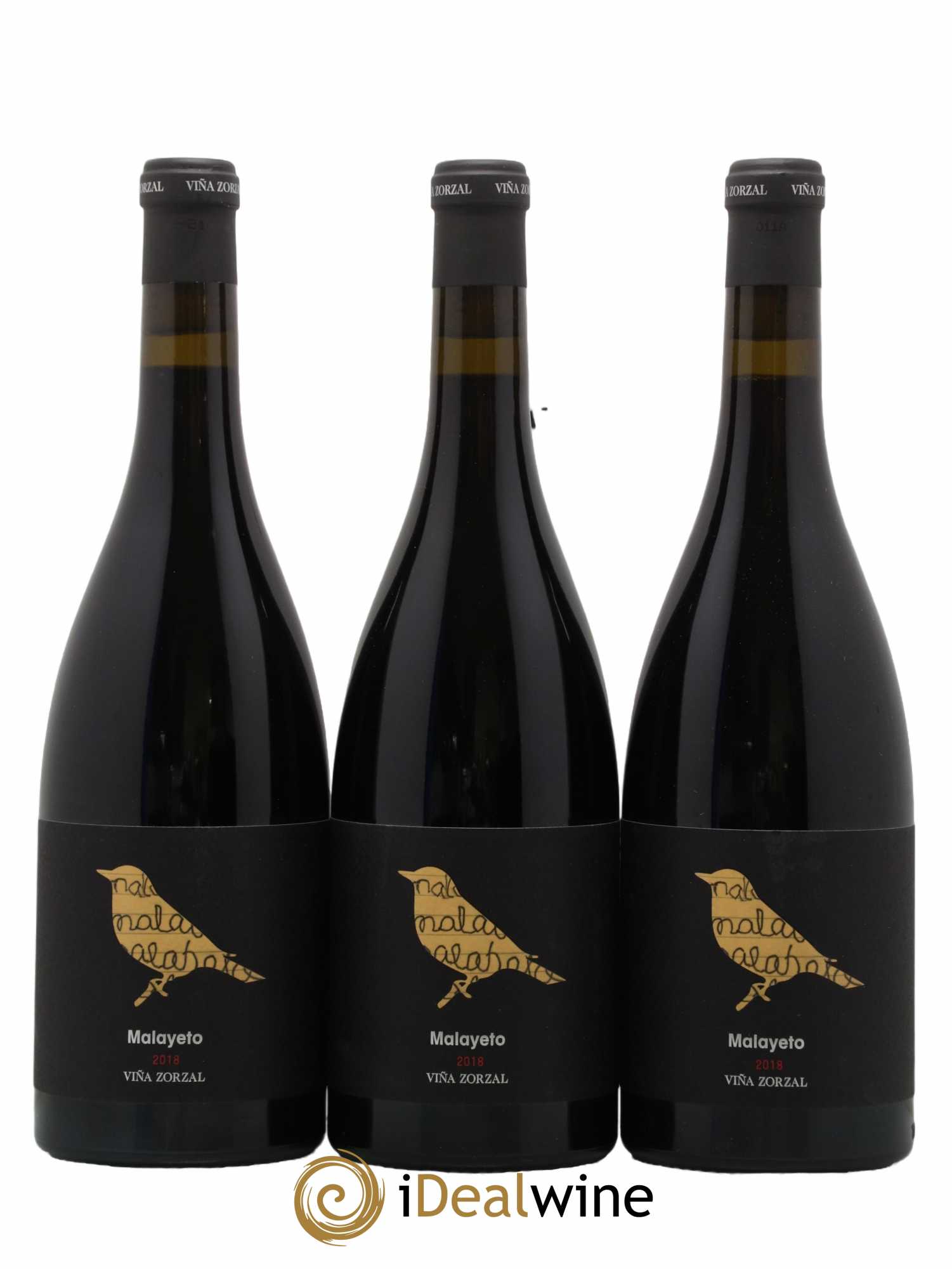 Espagne Vigna Zorzal Navarra Malayeto 2018 - Lot de 3 bouteilles - 0