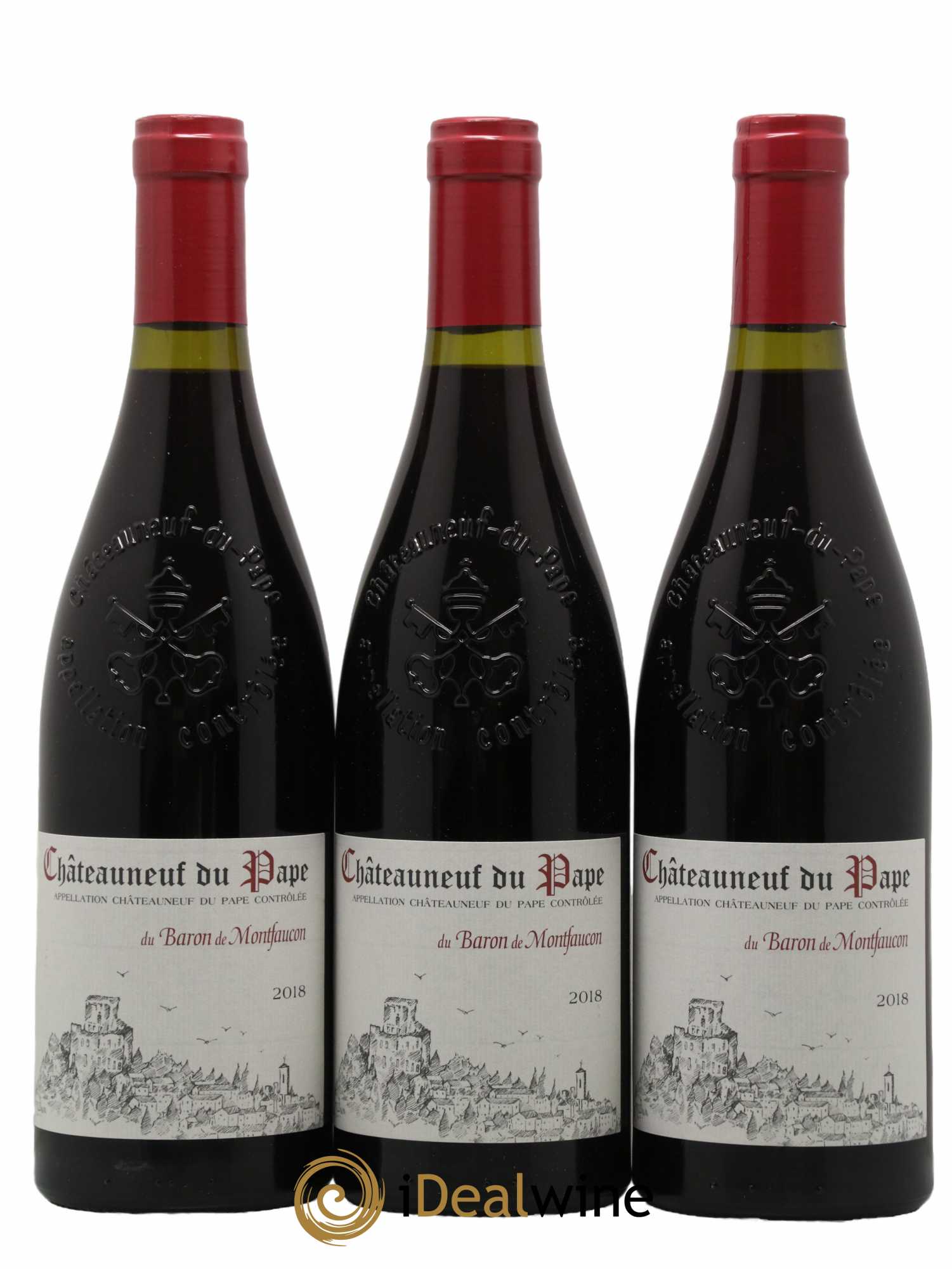 Châteauneuf-du-Pape Baron Louis Château De Montfaucon 2018 - Lot de 6 bouteilles - 2
