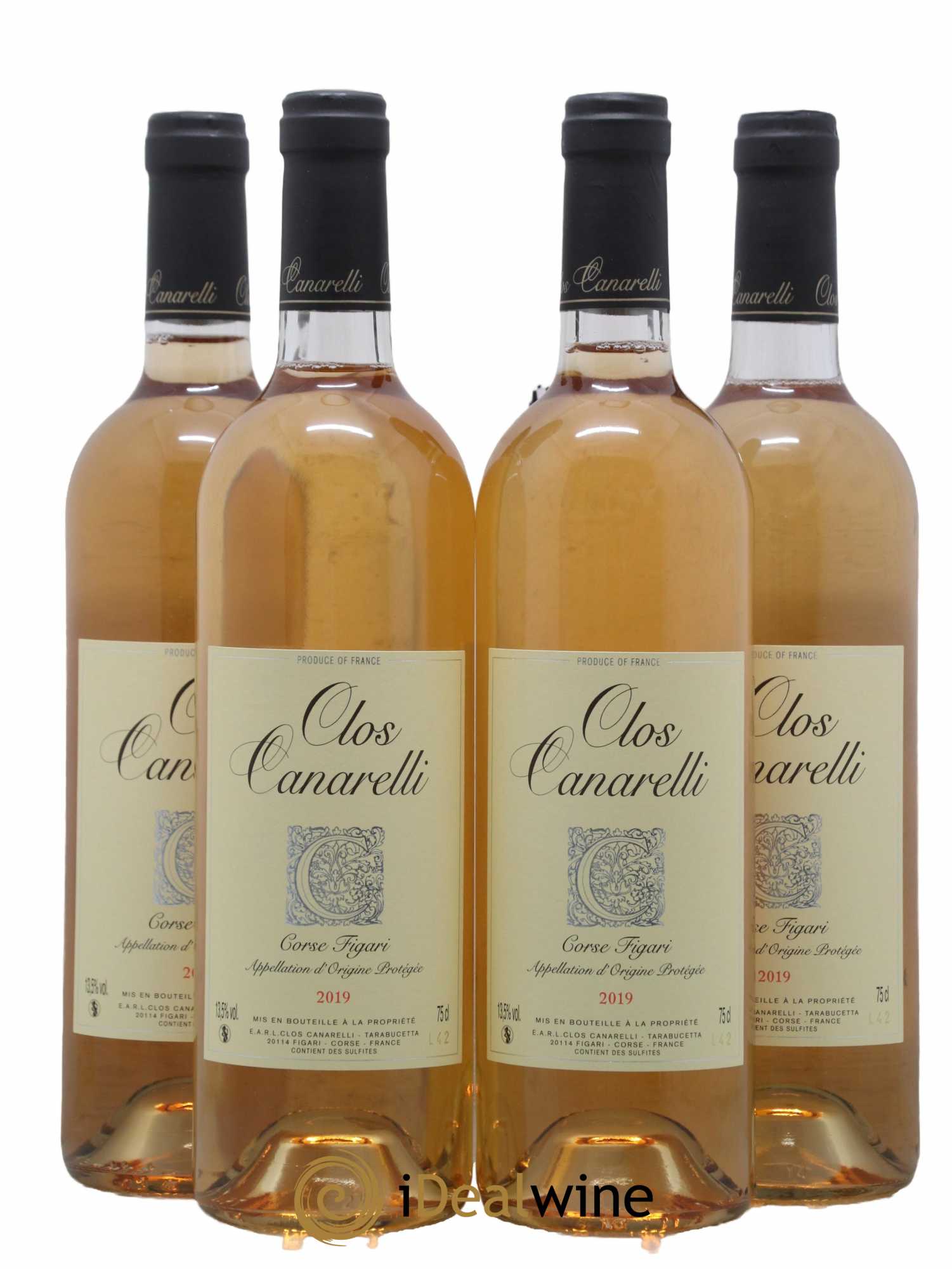 Figari Clos Canarelli 2019 - Lot of 4 bottles - 0