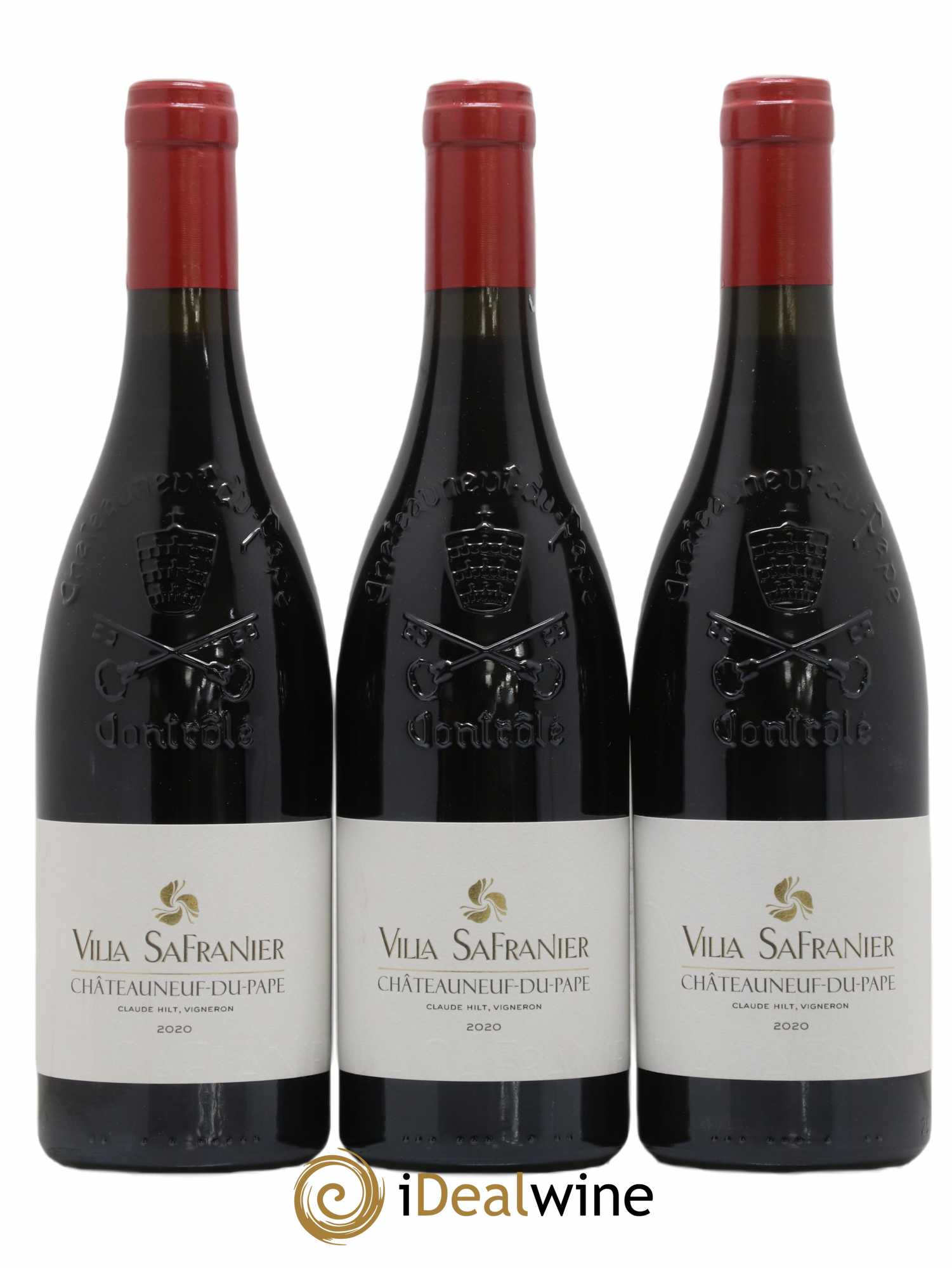 Châteauneuf-du-Pape Villa Safranier 2020 - Lot de 3 bouteilles - 0