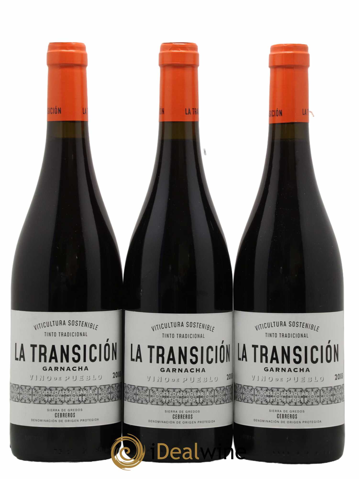 Espagne Vino de Pueblo Garnacha La Transicion Cebreros 2018 - Lot of 3 bottles - 0