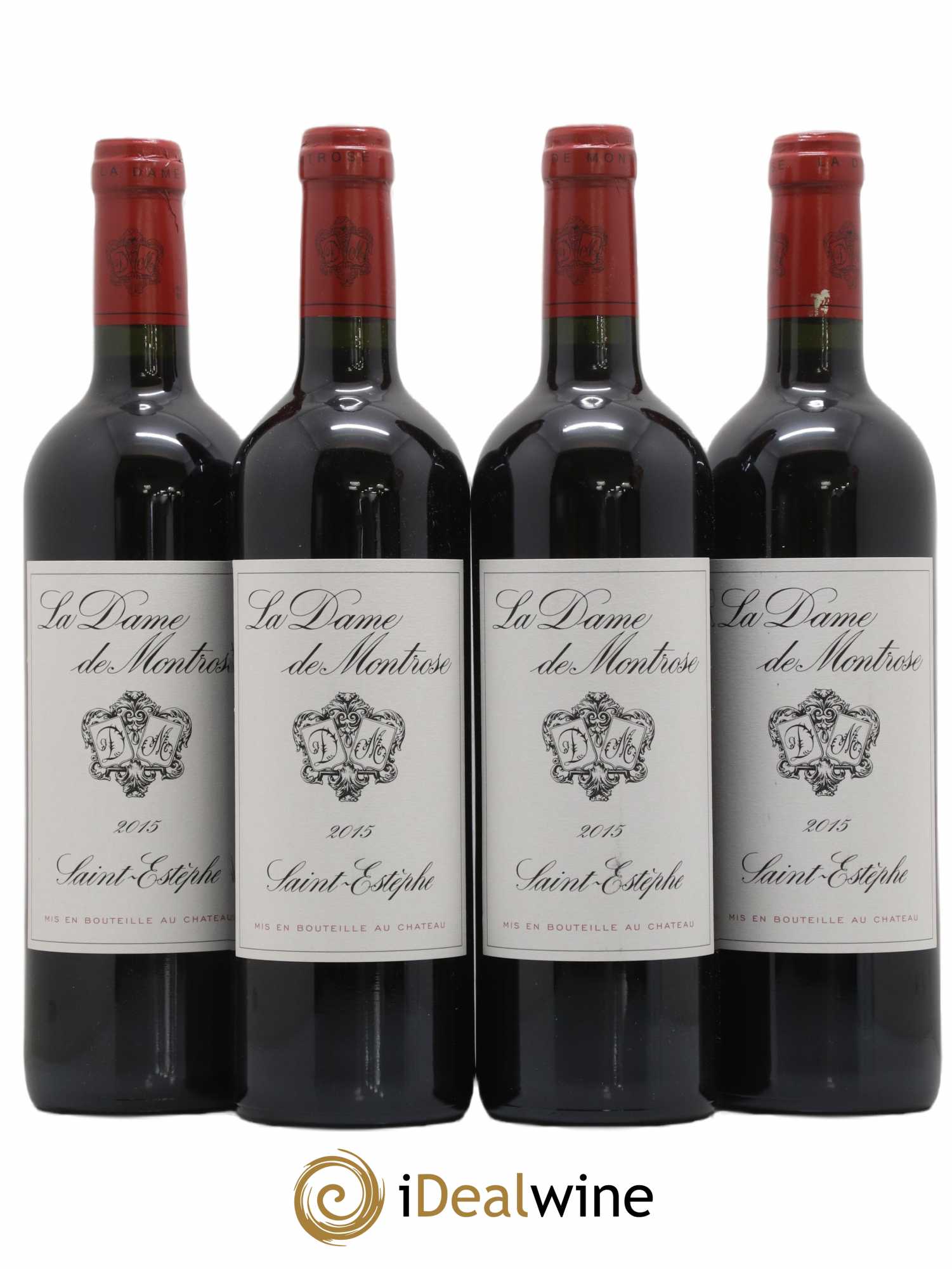 La Dame de Montrose Second Vin 2015 - Lot de 4 bouteilles - 0