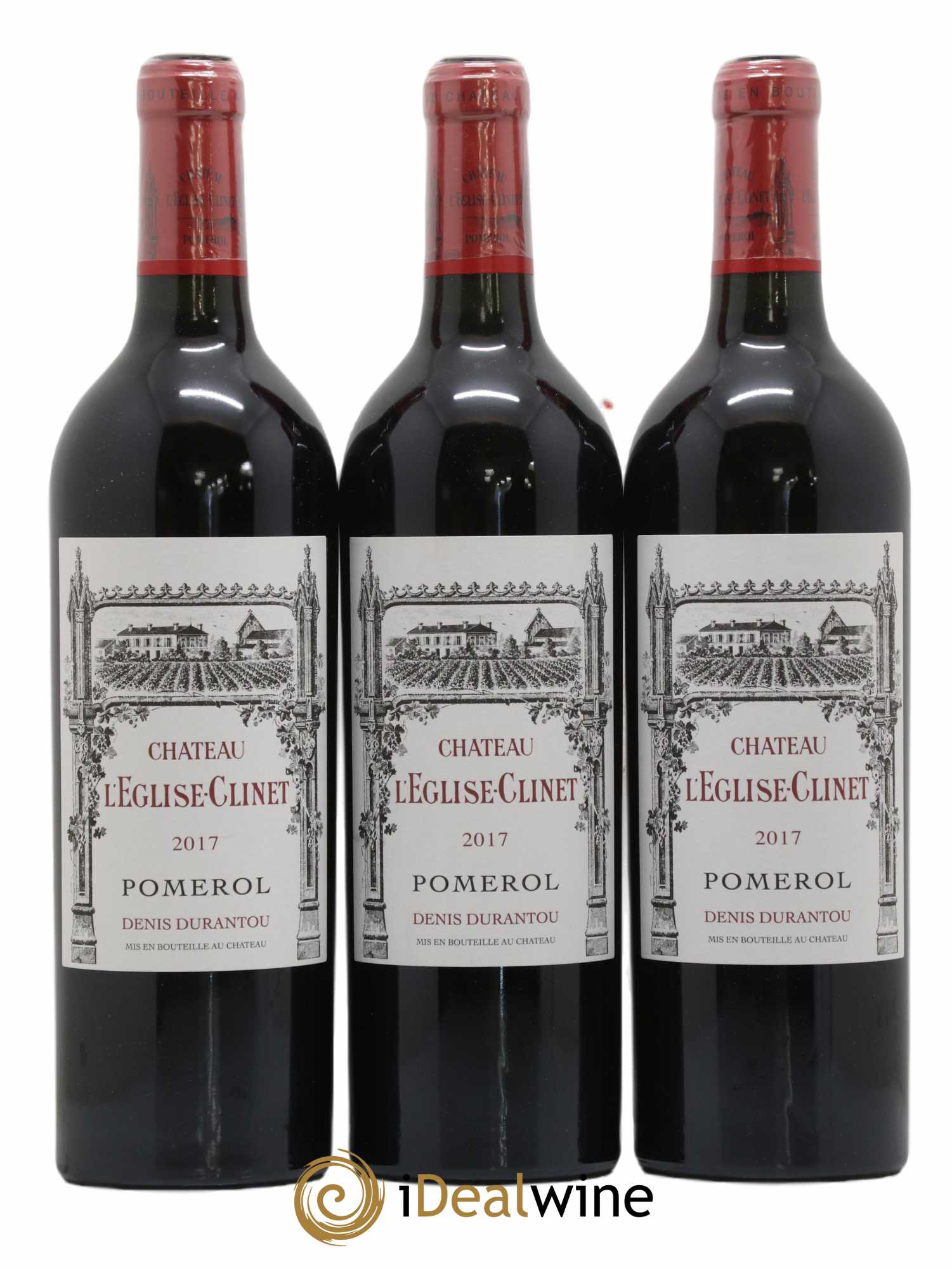 Château l' Église Clinet (sans prix de réserve) 2017 - Lot de 3 bouteilles - 0
