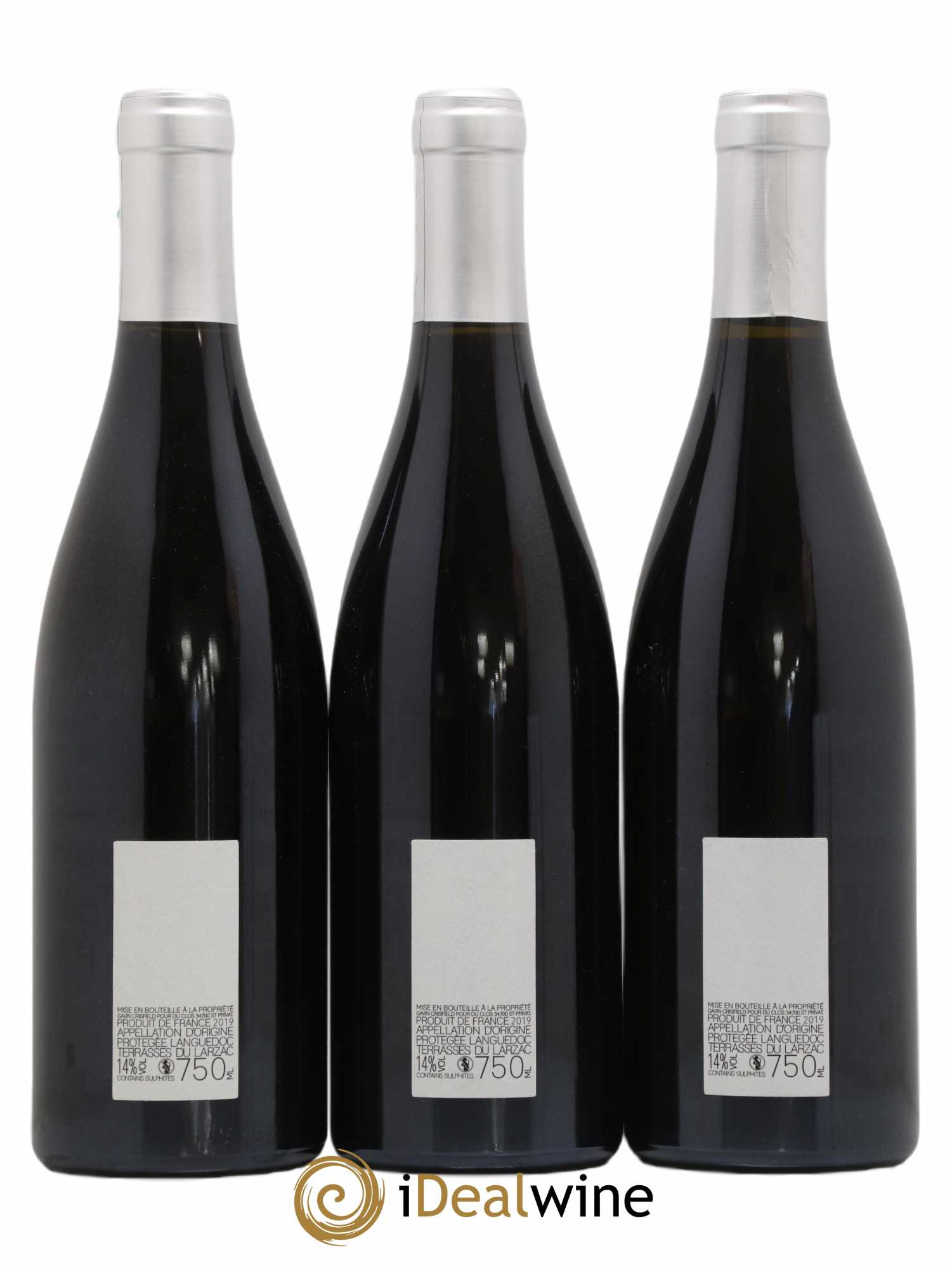 Coteaux du Languedoc Terrasses du Larzac Domaine la Traversée 2019 - Posten von 3 Flaschen - 1