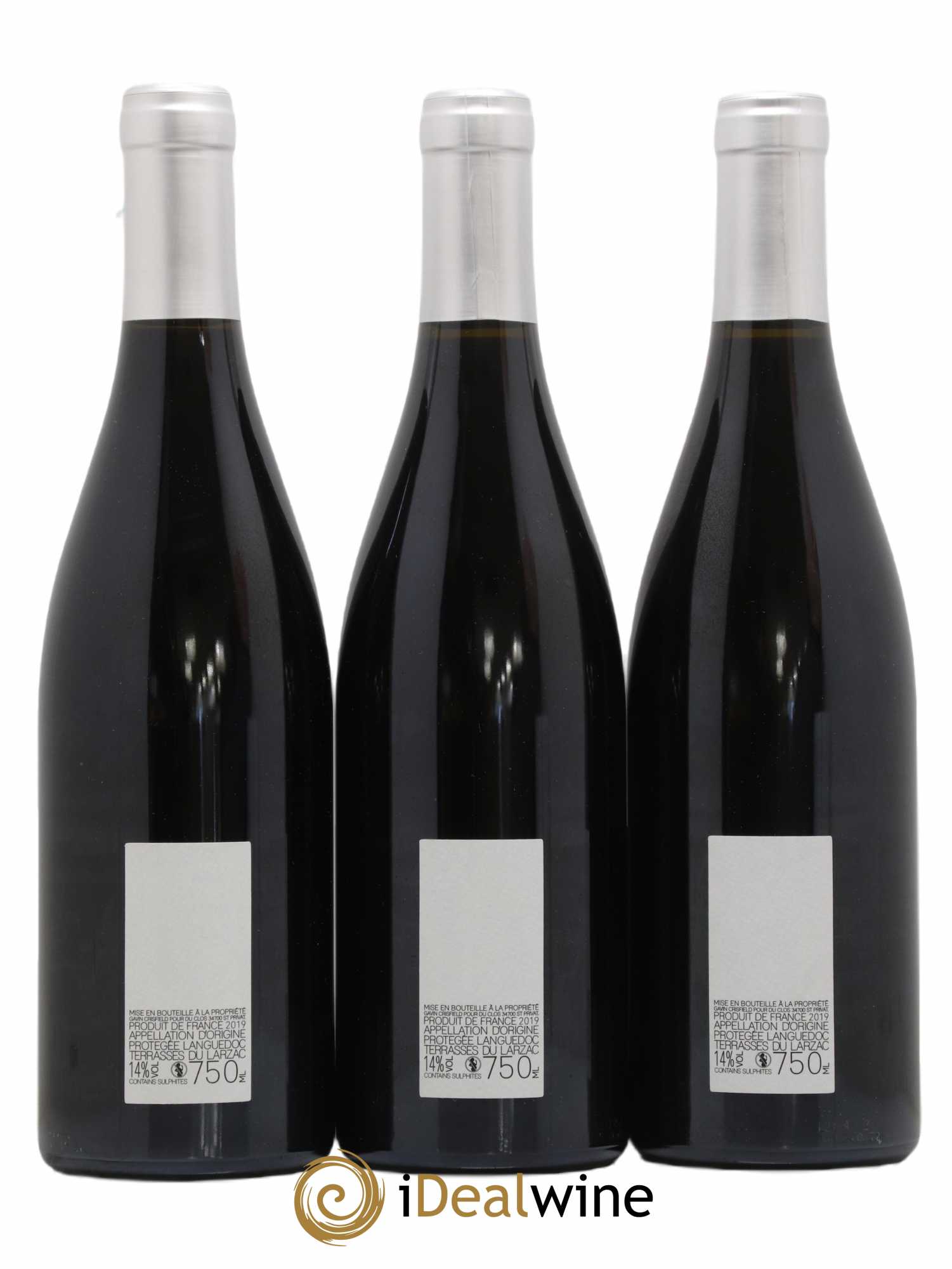 Coteaux du Languedoc Terrasses du Larzac Domaine la Traversée 2019 - Posten von 3 Flaschen - 1