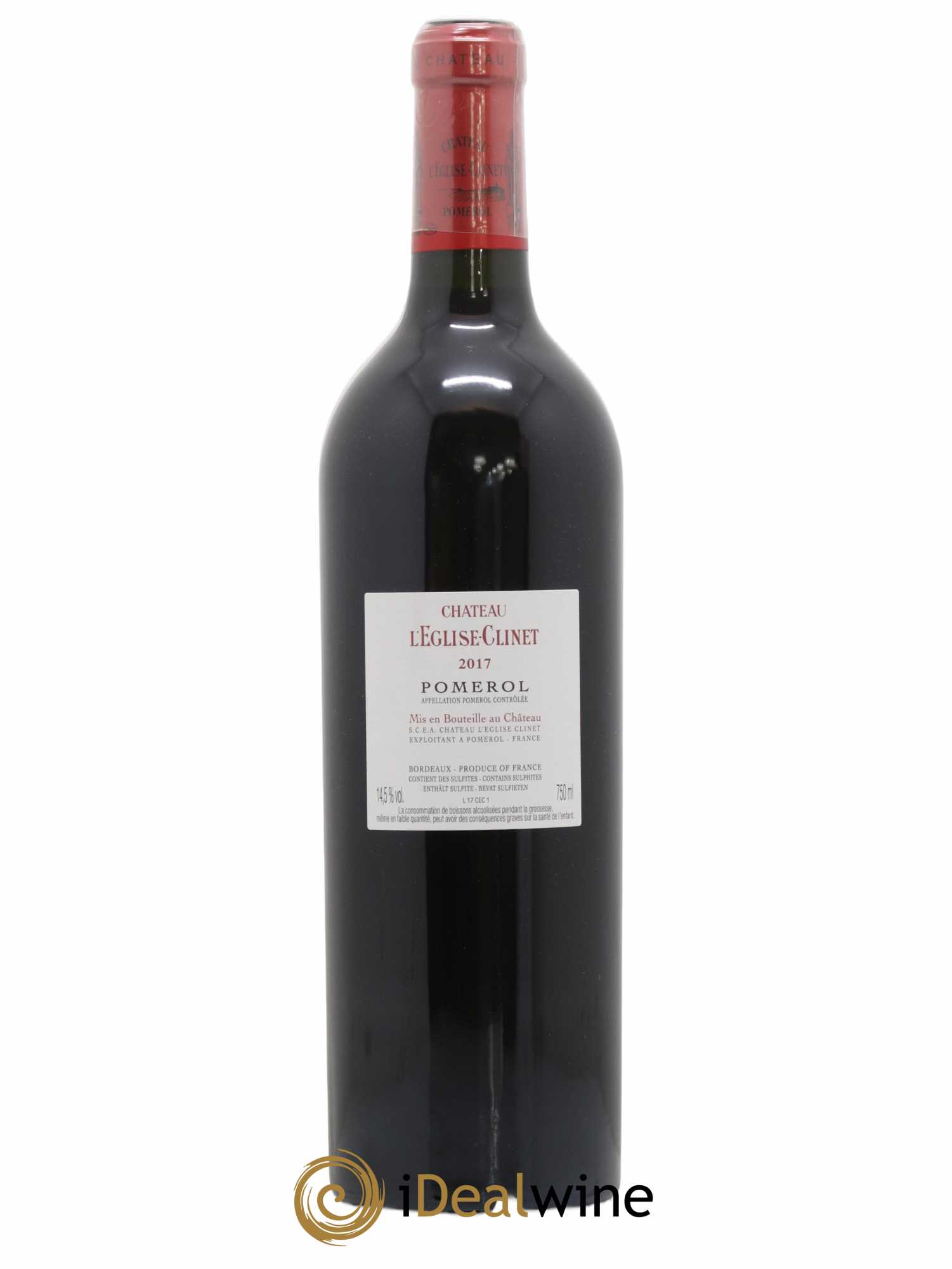 Château l' Église Clinet (sans prix de réserve) 2017 - Lot de 1 bouteille - 1