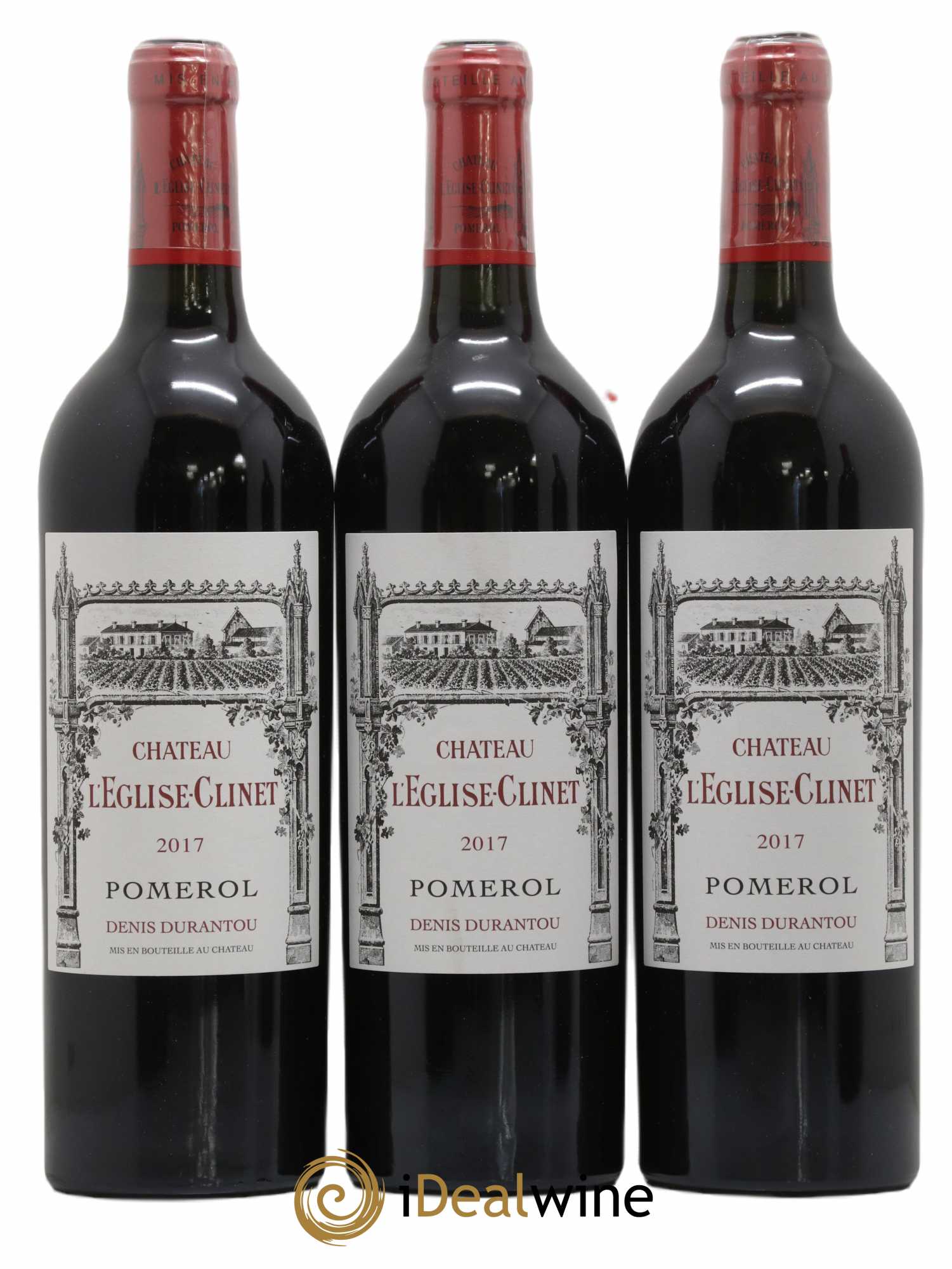 Château l' Église Clinet (sans prix de réserve) 2017 - Lot de 6 bouteilles - 1
