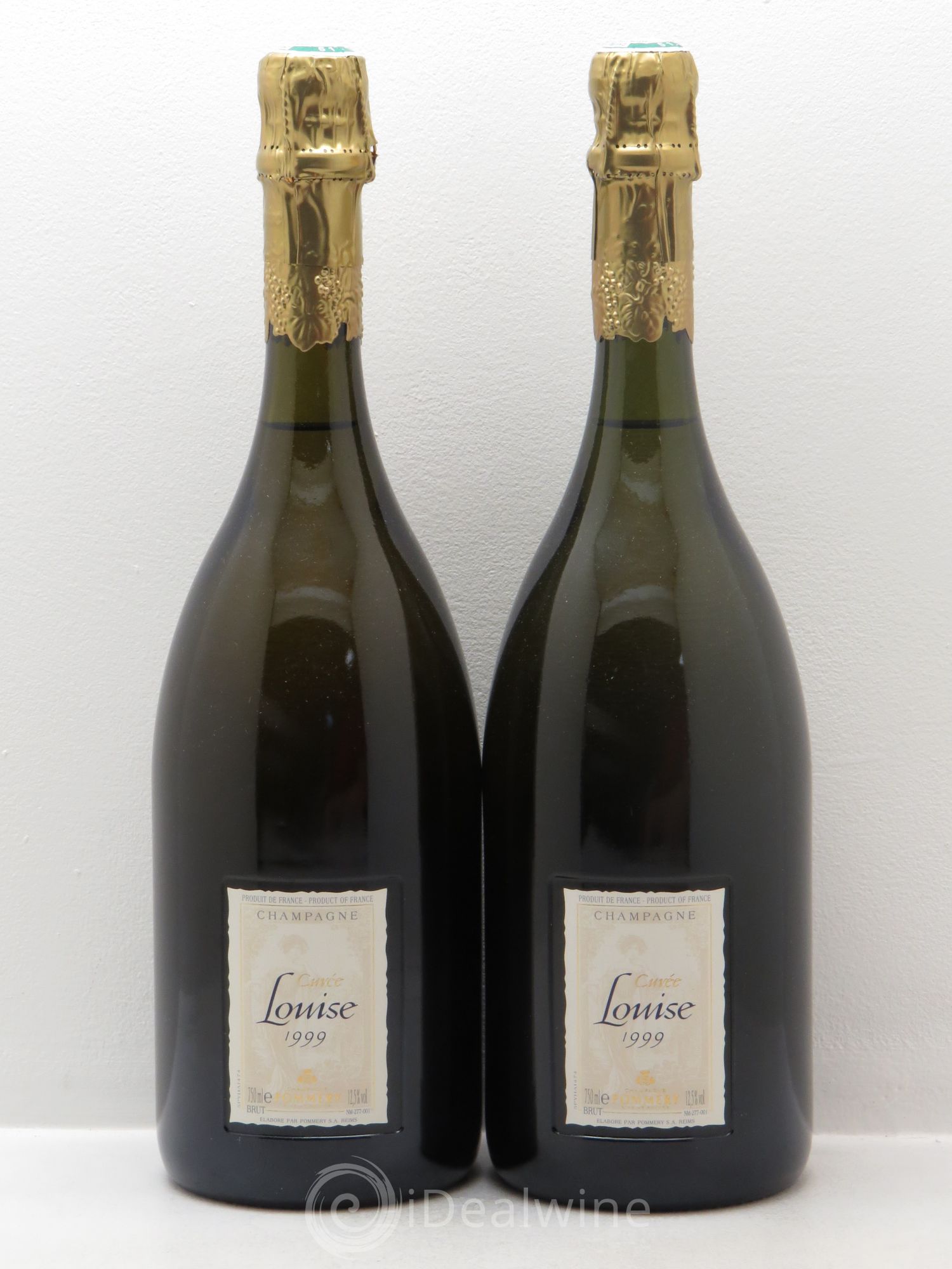 Cuvée Louise Pommery 1999 - Lot de 2 bouteilles - 0